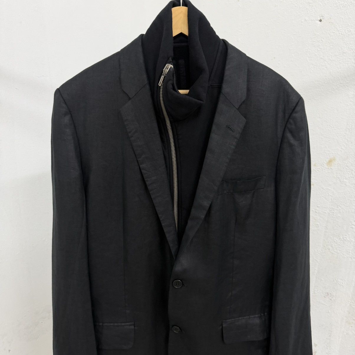 Helmut Lang FW03 Helmut Lang Linen Blazer Size US L / EU 52-54 / 3 - 4 Thumbnail
