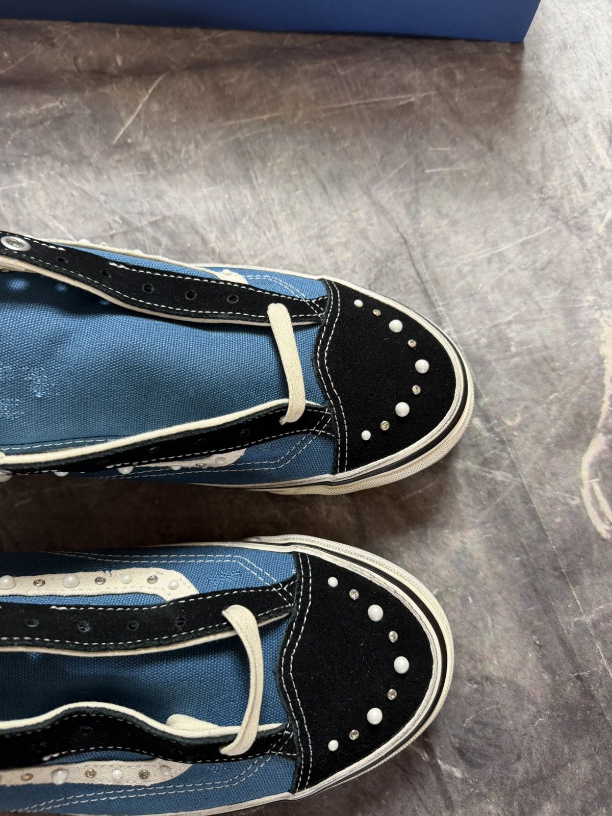Satoshi Nakamoto × Vans Vans Pearlized Premium Old Skool 36 in Blue Size US 12 / EU 45 - 6 Thumbnail