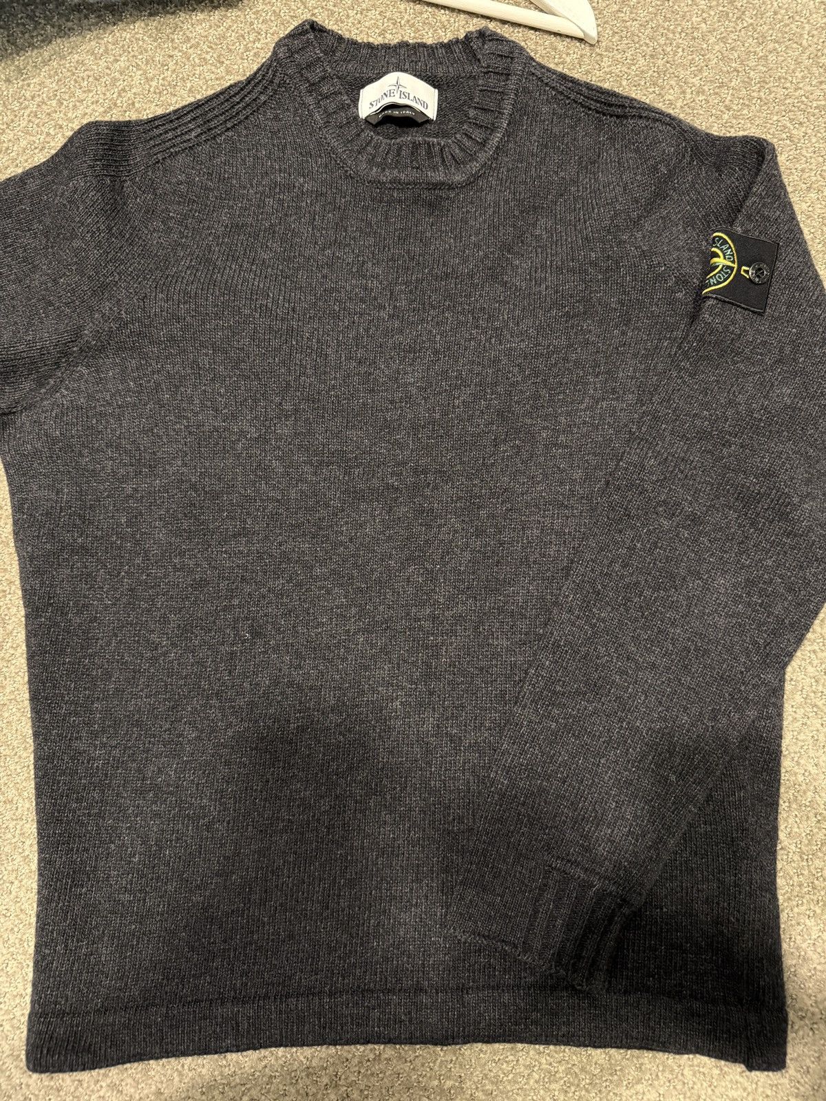 Stone Island STONE ISLAND Logo-Appliquéd Wool-Blend Sweater M Size US M / EU 48-50 / 2 - 1 Thumbnail