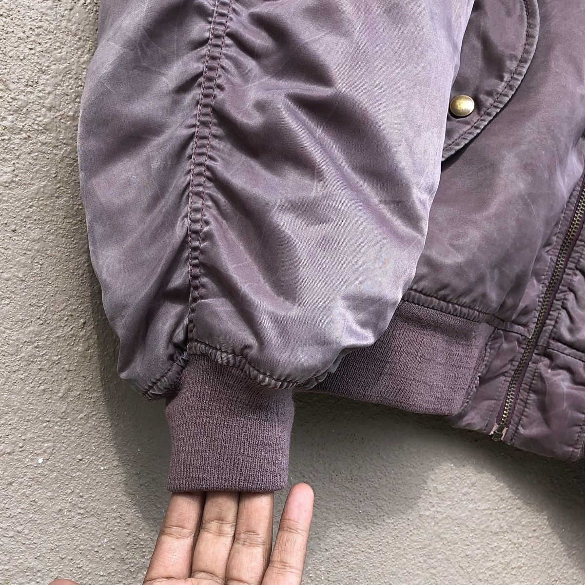 Vintage Vintage Sun Faded Bomber Jacket By ABURAYSIA Size US L / EU 52-54 / 3 - 4 Thumbnail