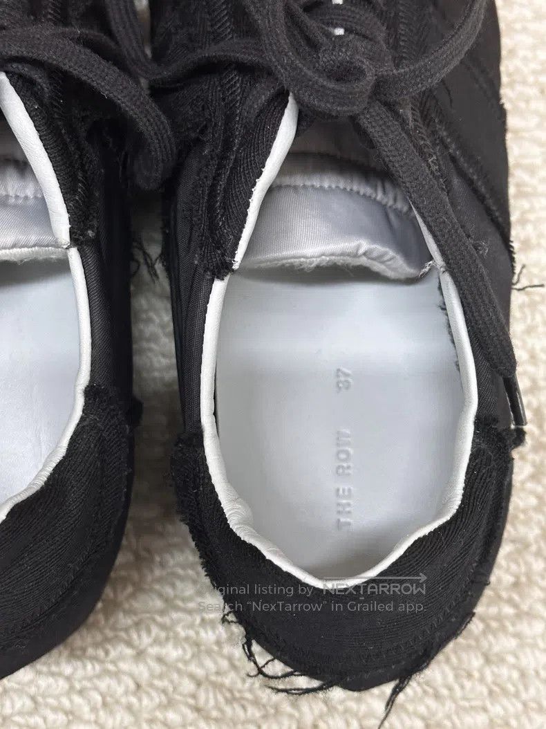 The Row The Row Black Silk Sneakers Size US 6.5 / IT 36.5 - 7 Thumbnail