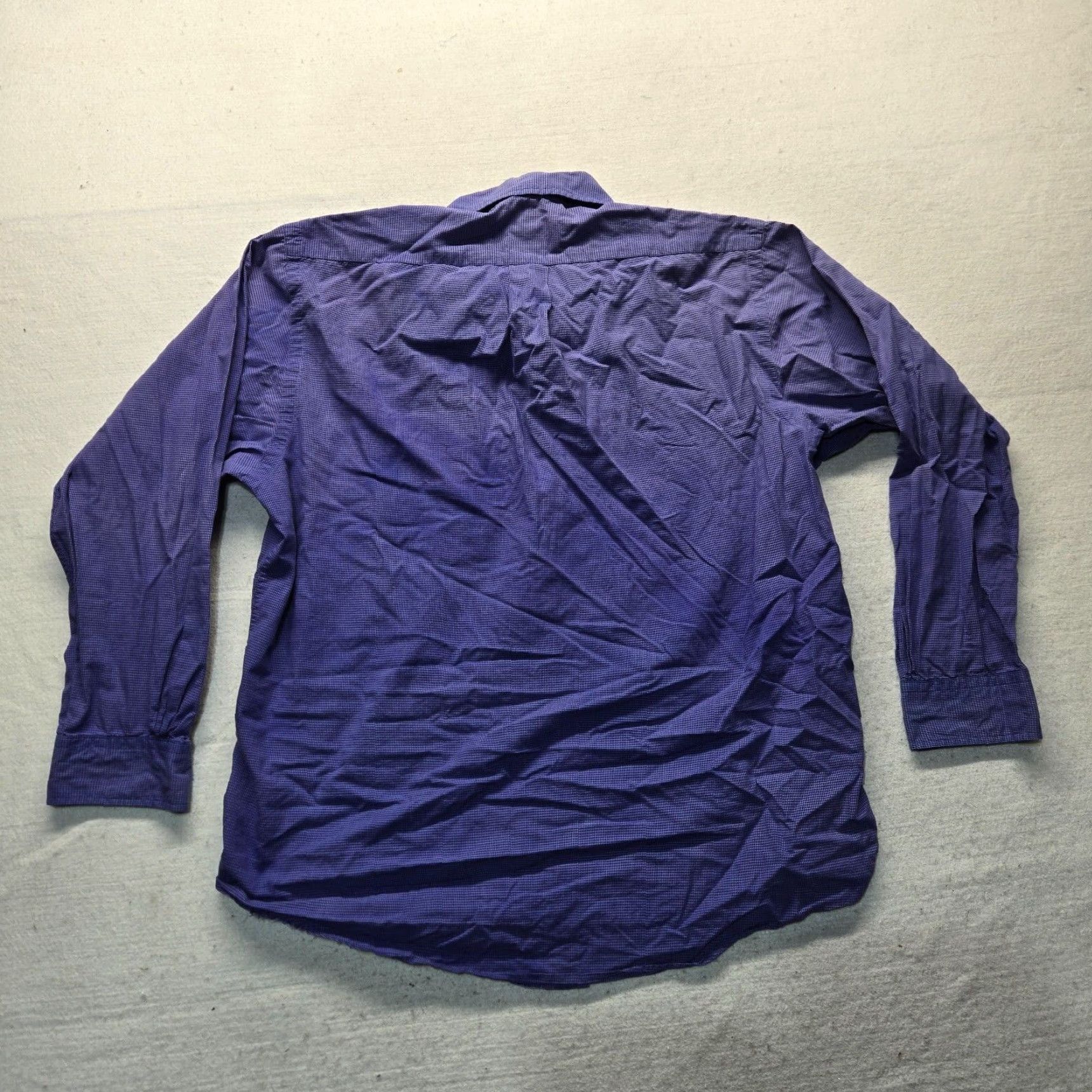 Brooks Brothers Brooks Brothers Button-Up Dress Shirt Solid Blue Long Sleeve Cotton Adult Men's Size 16 Non-Iron Size 42R - 6 Thumbnail