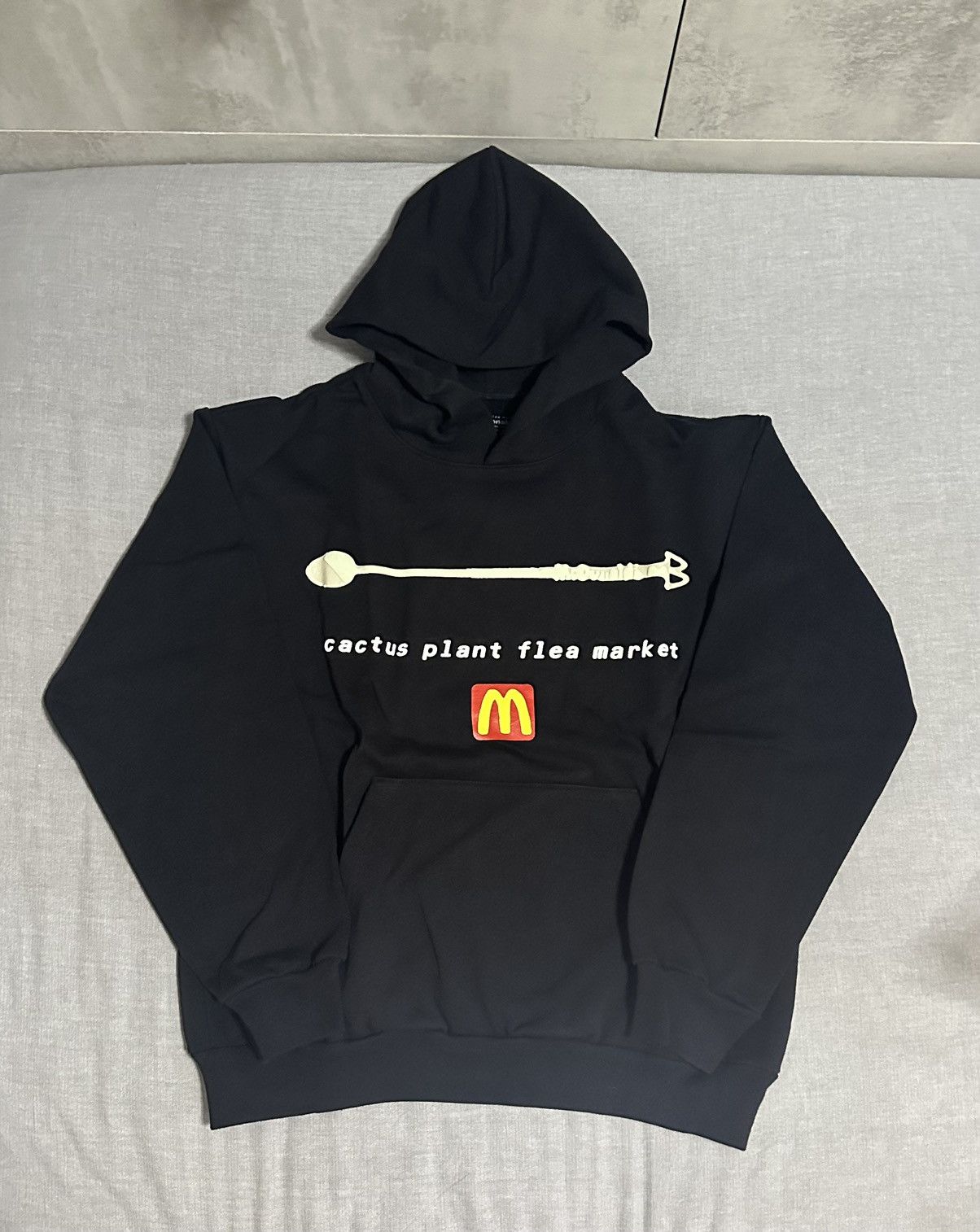 CPFM McDonald’s coffee Stirrer Hoodie Size Large