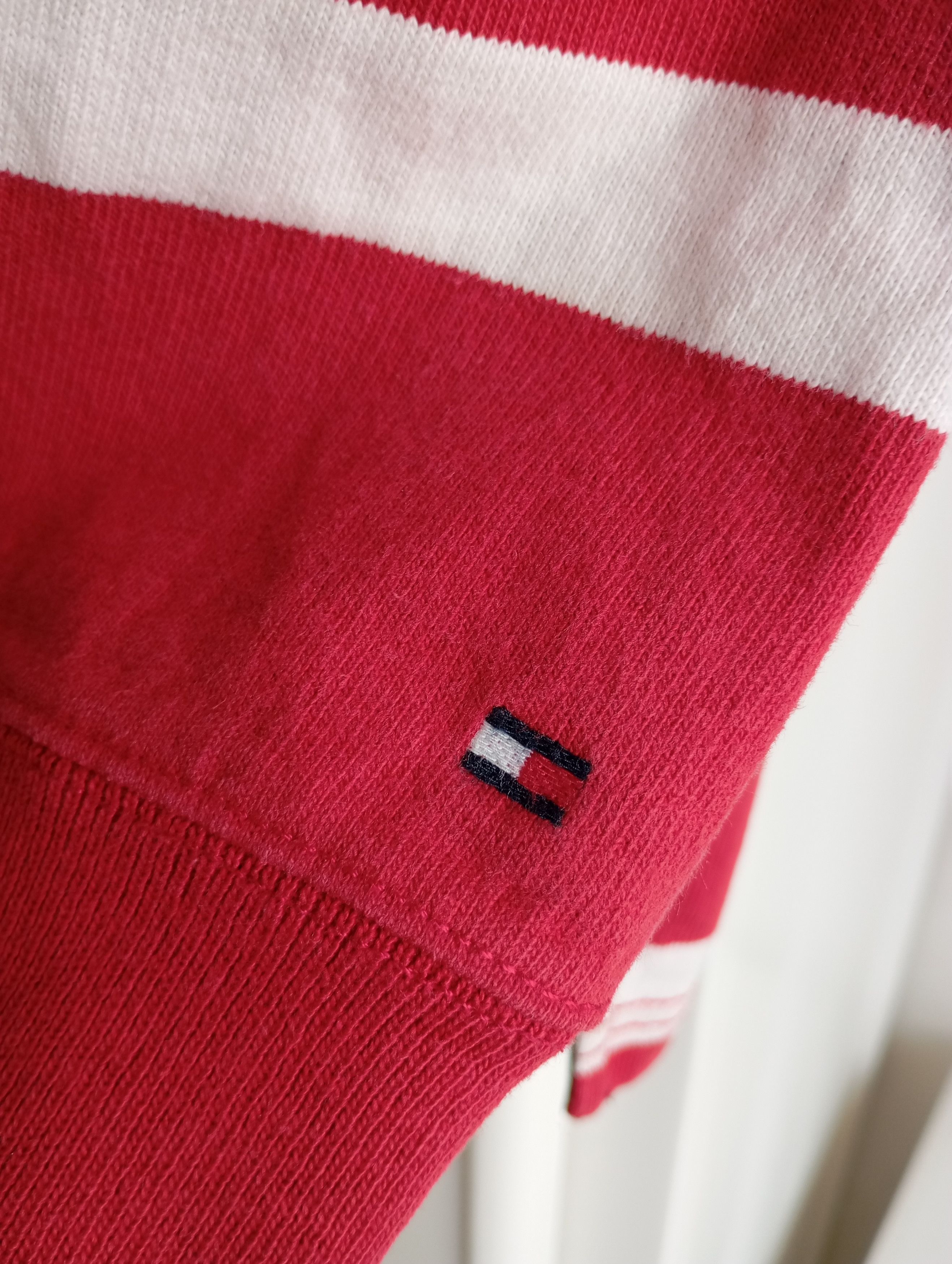 Tommy Hilfiger × Vintage Vintage Tommy Hilfiger New York College Rugby Polo Tshirt L Size US L / EU 52-54 / 3 - 12 Thumbnail
