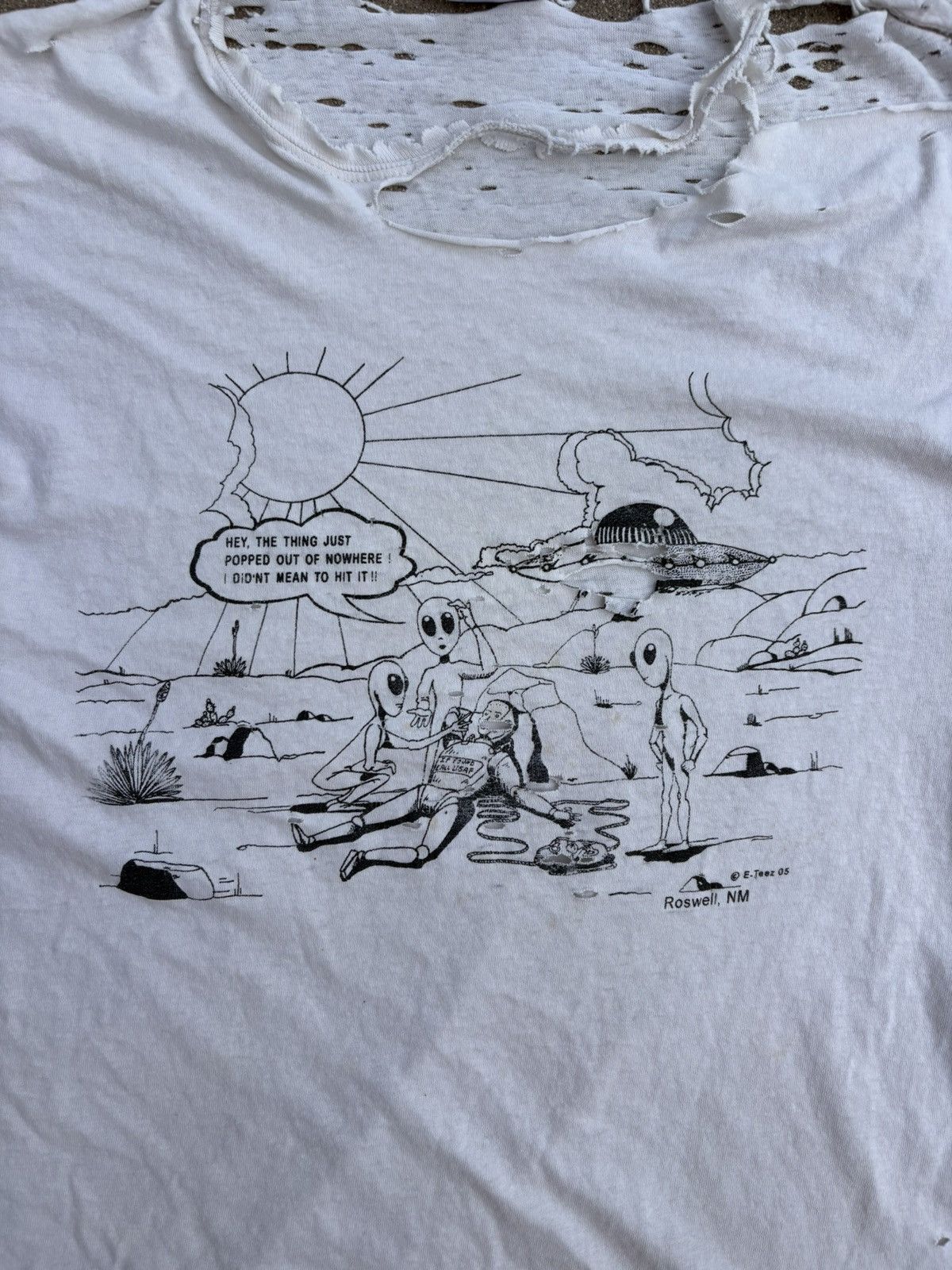 Vintage SMOKED Distressed vintage graphic tee Size US XL / EU 56 / 4 - 3 Thumbnail