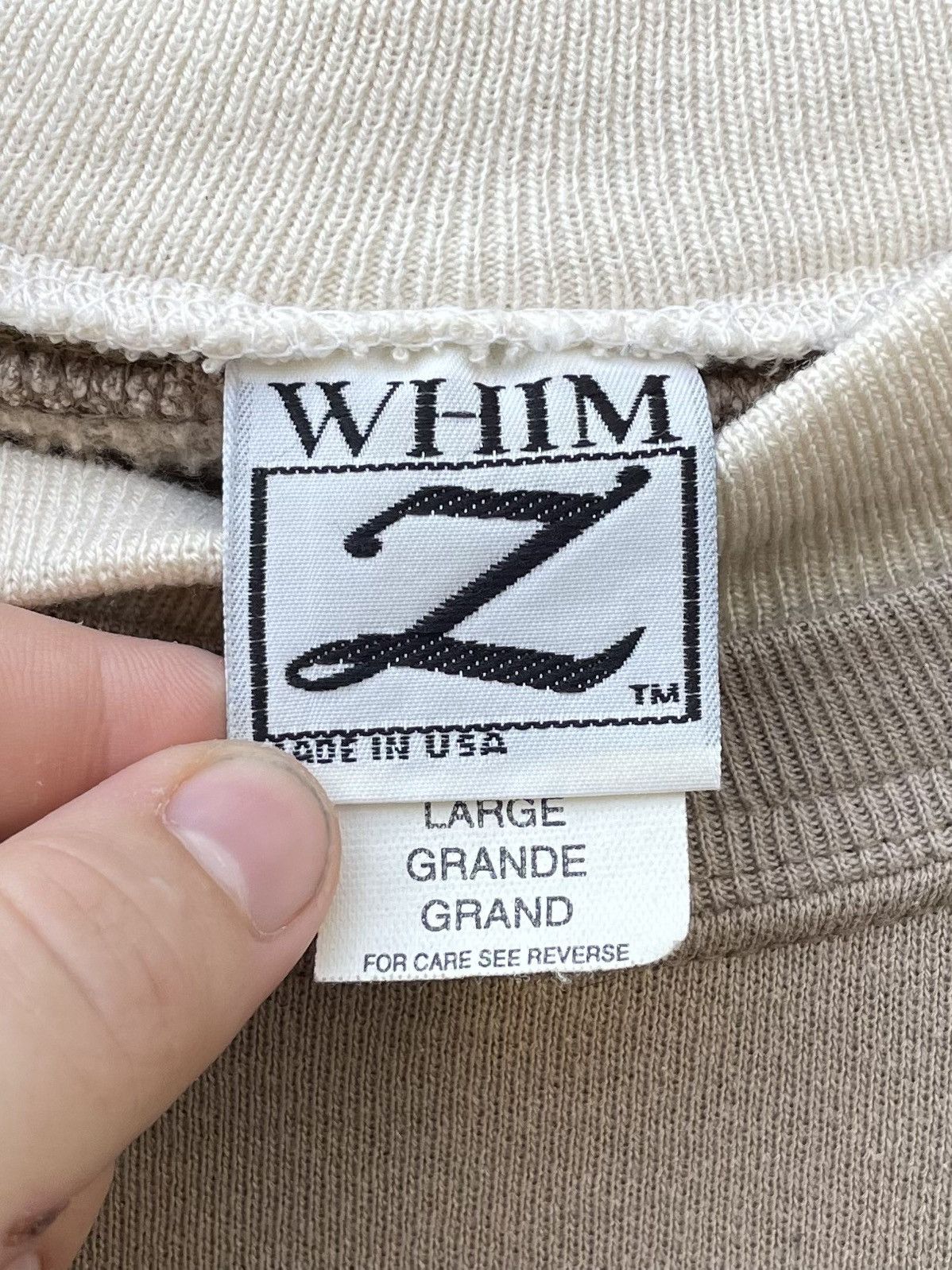Vintage 90s Whim Z Sunflower Seeds Puff Print Graphic Sweatshirt Size US L / EU 52-54 / 3 - 2 Thumbnail