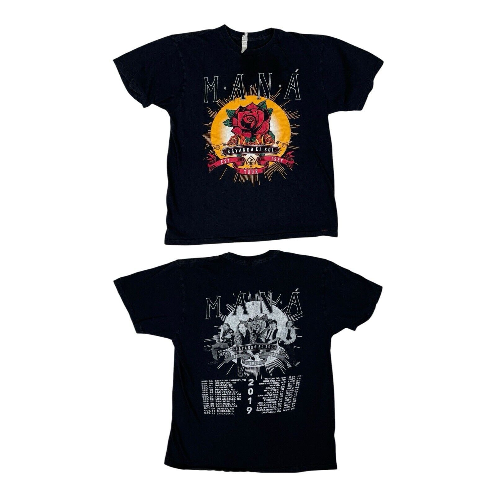 Rayando El Sol Shirt Tour 2019 T-Shirt Rayando El Sol Shirt Tour 2019 T-Shirt