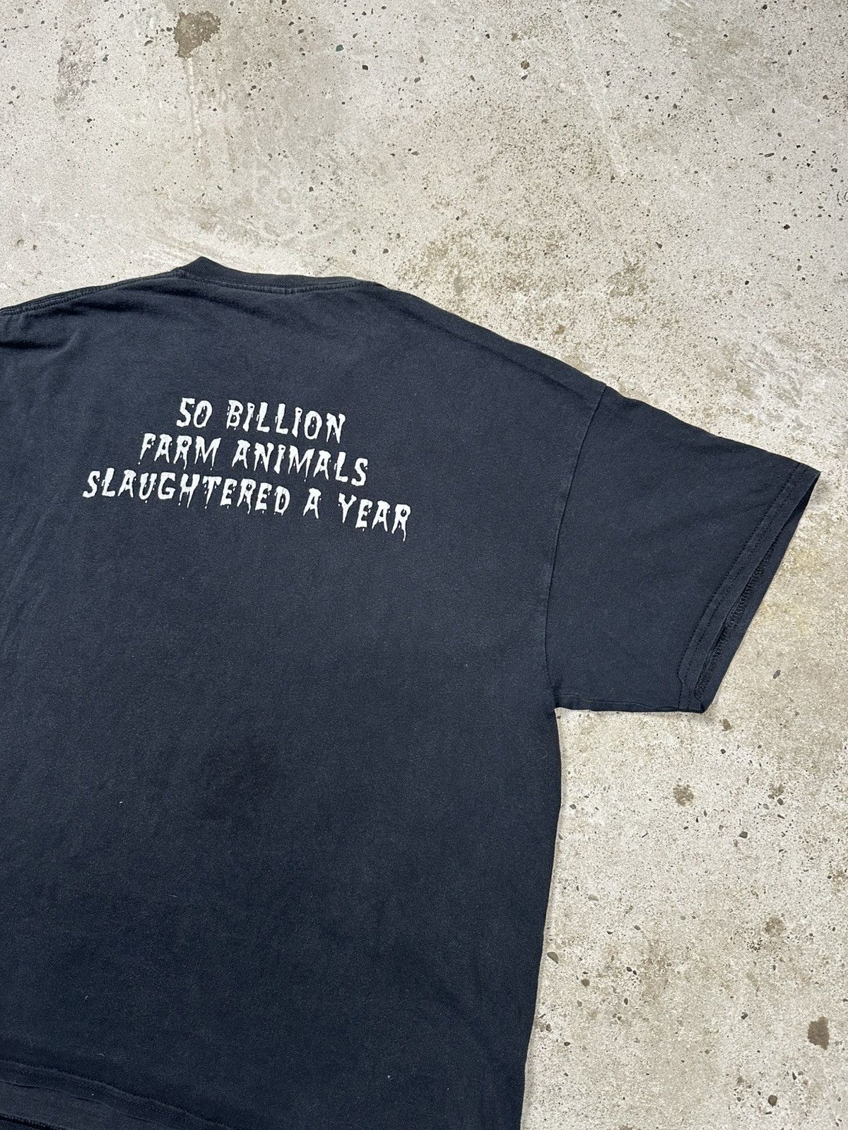 Band Tees × Vintage Vintage Multi Death Corporations MDC Trashed Black Tee Size US XL / EU 56 / 4 - 10 Thumbnail