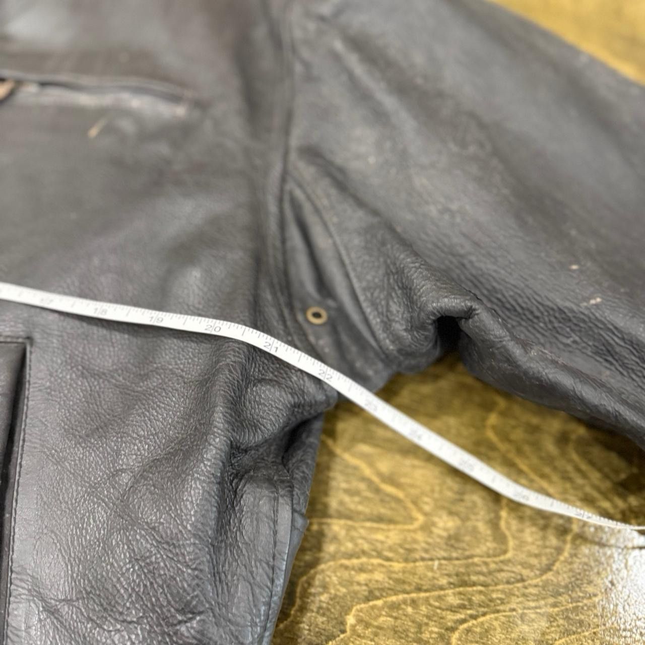 Vintage Vintage 90’s Leather Bomber Jacket Size US L / EU 52-54 / 3 - 5 Thumbnail