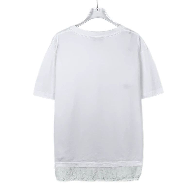 Dior Dior Hem logo old flower full print round neck white cotton Size US M / EU 48-50 / 2 - 2 Thumbnail