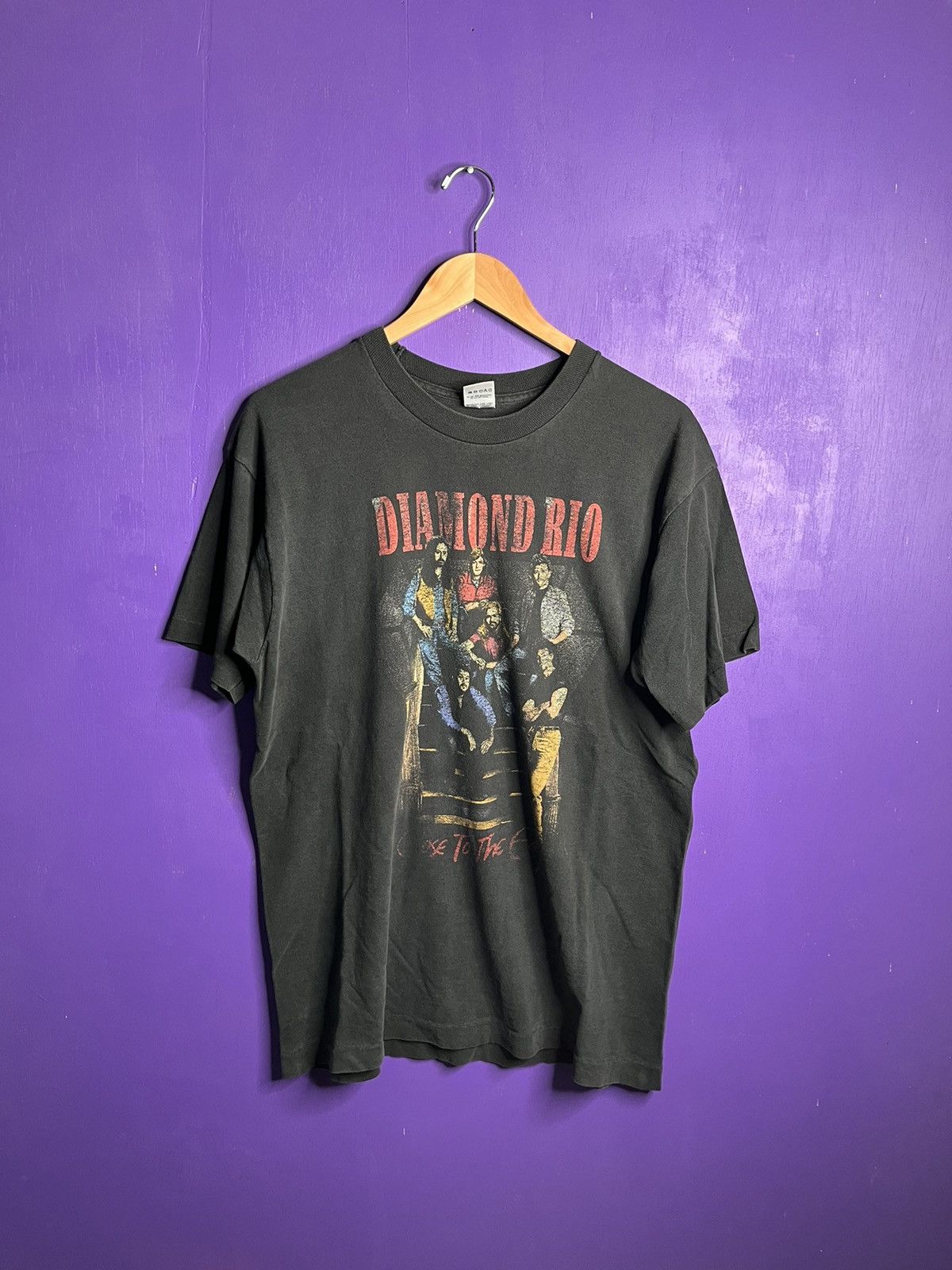 Band Tees × Vintage Vintage 90s Diamond Rio big logo tour t-shirt Size US L / EU 52-54 / 3 - 1 Thumbnail