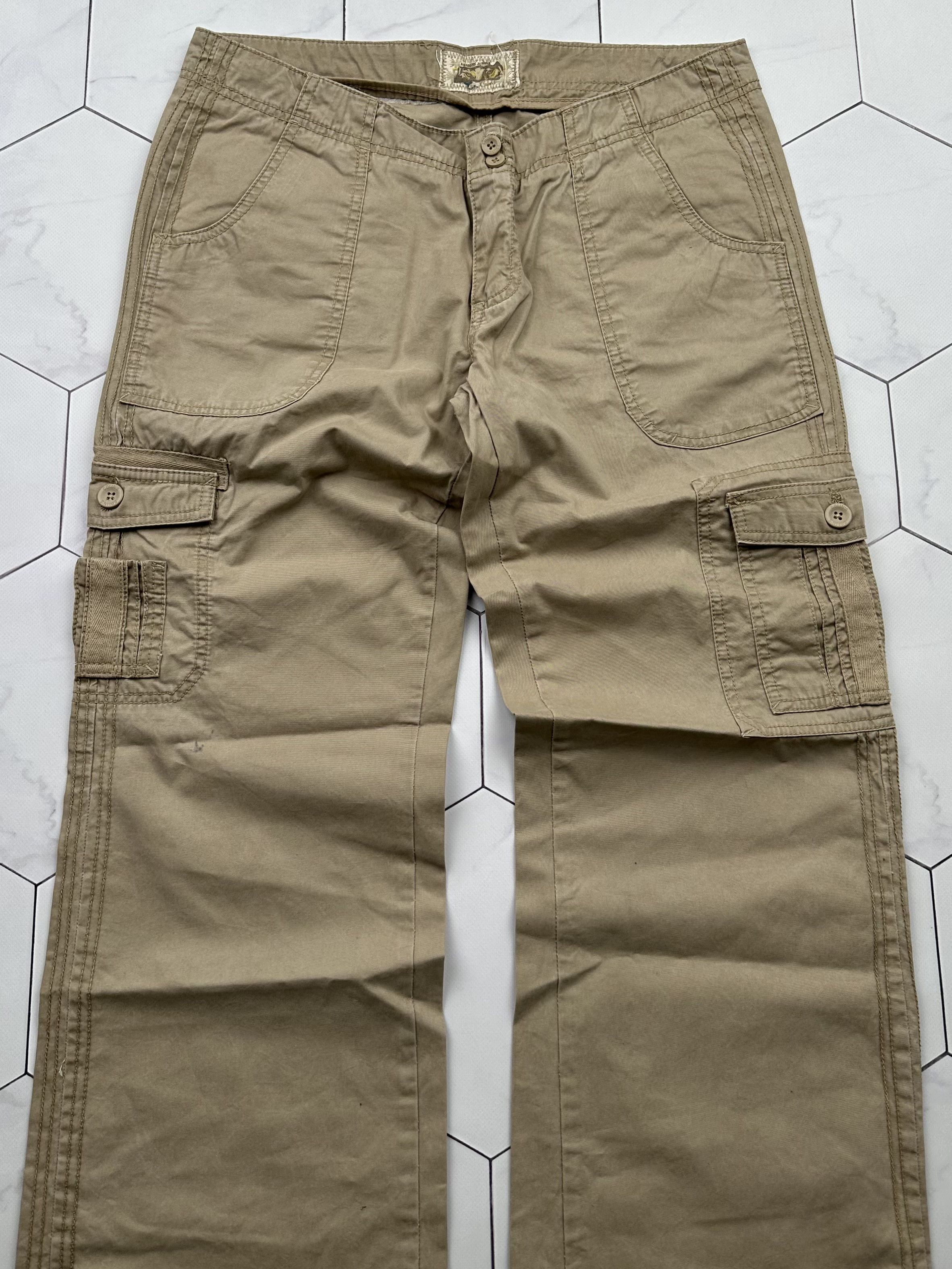 Japanese Brand Vintage Cargo Wide Pants (B523)E2 Size US 29 - 2 Thumbnail