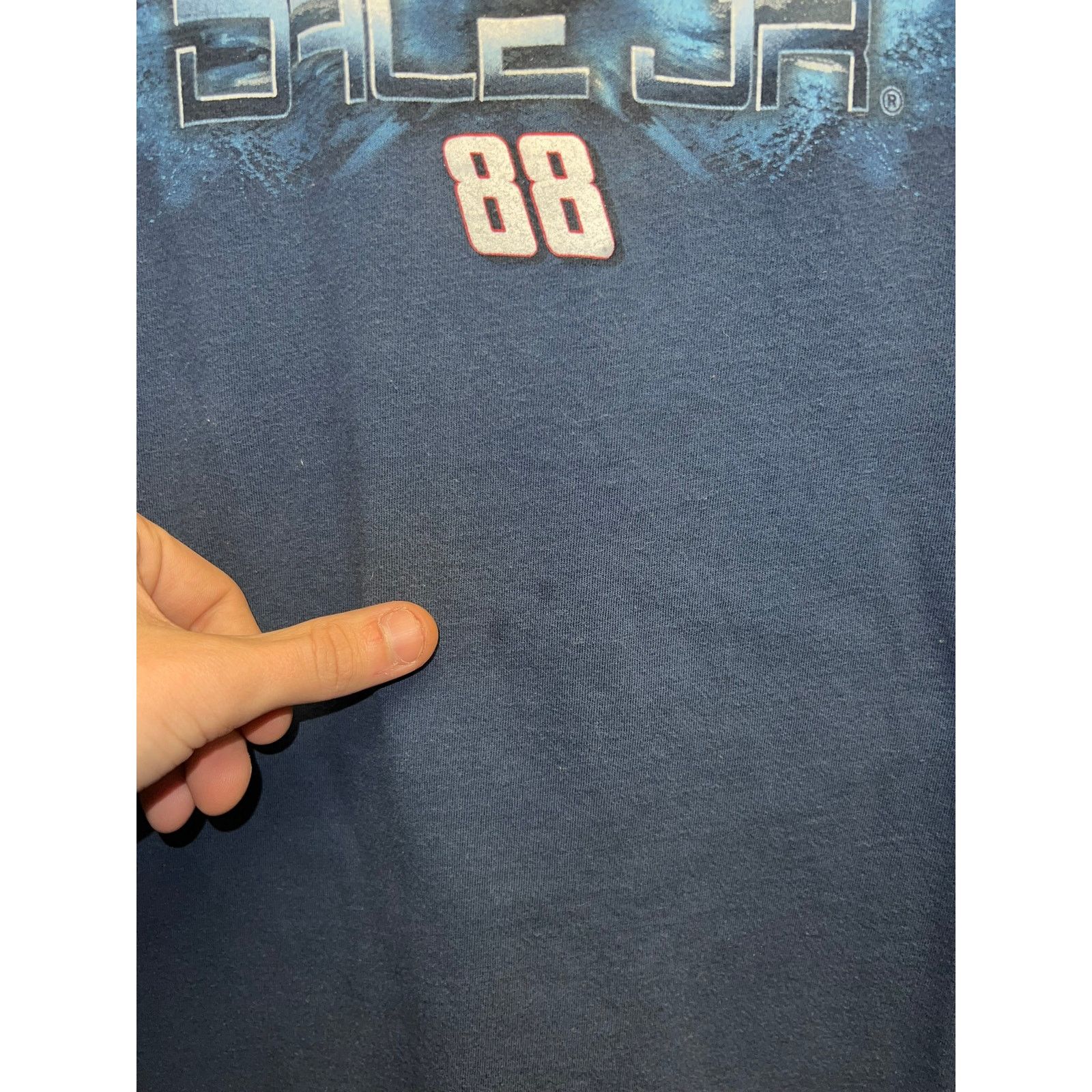 Chase Authentics Womens Dale Jr Shirt Nascar Blue Racing Top Tee Women's L Size L / US 10 / IT 46 - 4 Thumbnail
