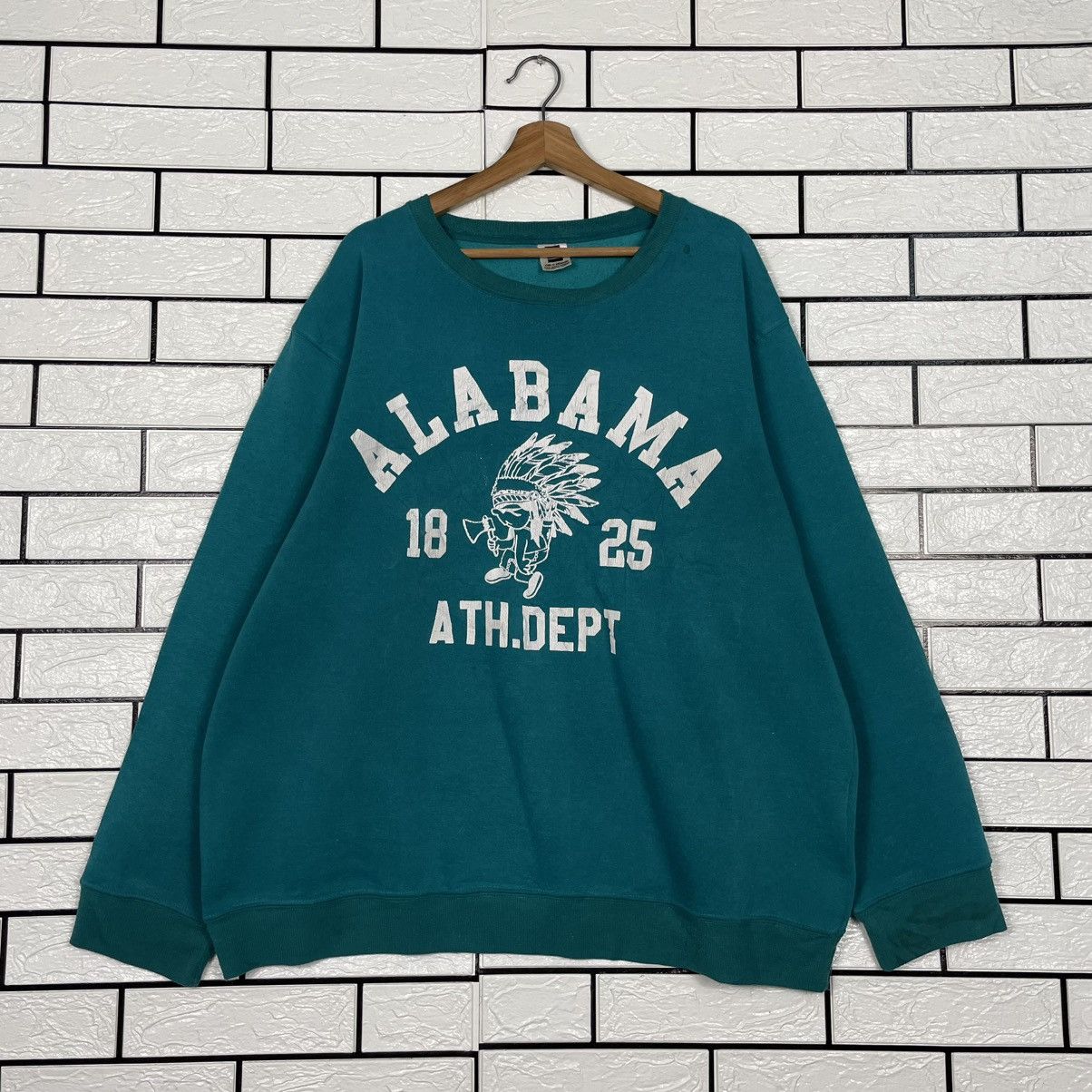 Japanese Brand Alabama Athletic Department Crewneck Sweatshirt Size US L / EU 52-54 / 3 - 1 Thumbnail