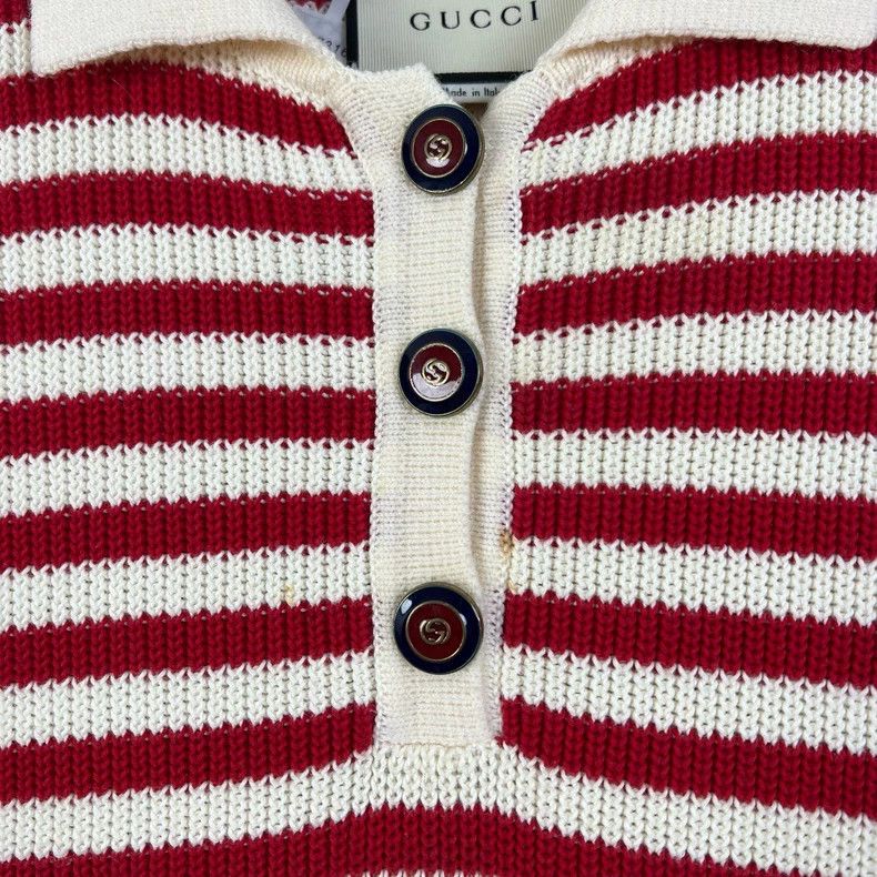 Gucci Gucci Striped short-sleeved knitted skirt 2504-Nextarrow Size M / US 6-8 / IT 42-44 - 4 Thumbnail