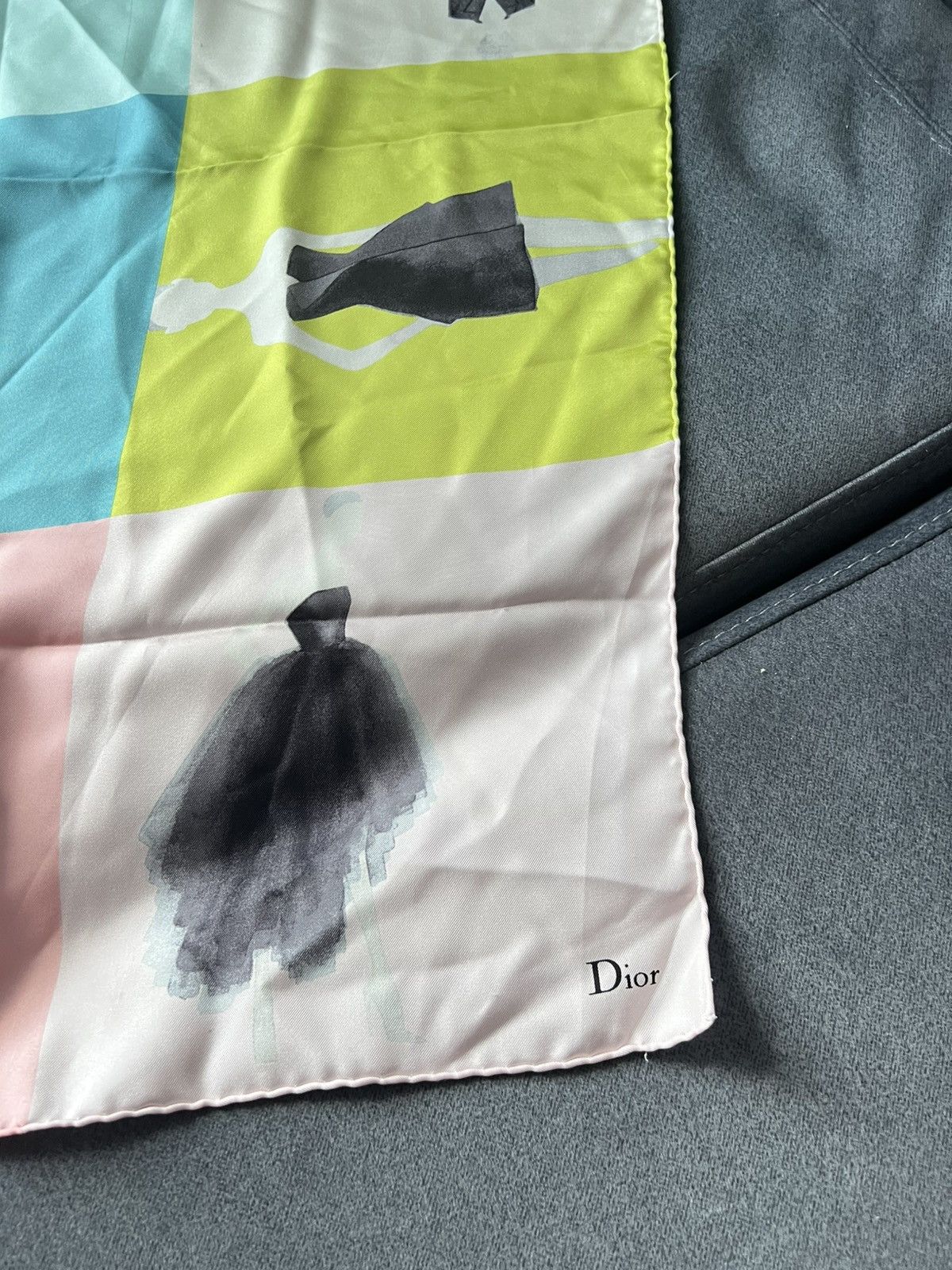 Dior Mats Gustafson Dior Silk Scarf Size ONE SIZE - 2 Thumbnail