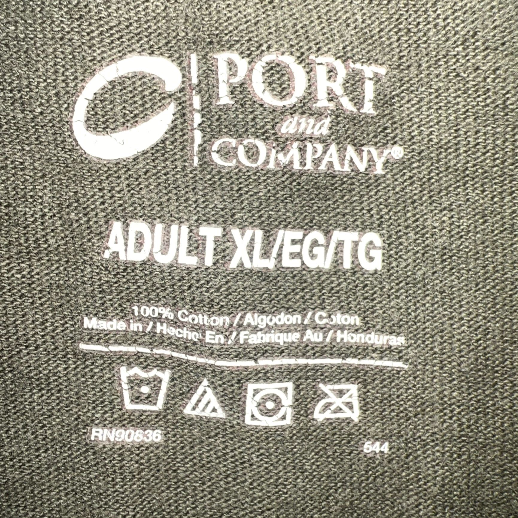 Port & Company VINTAGE 80s KLOS Rocked 1st Class Army Shirt XL Green Men's T-Shirt Port & Company Crew Neck Short Sleeve Logo Print Rock Radio Los Angeles PMID Size US XL / EU 56 / 4 - 3 Thumbnail