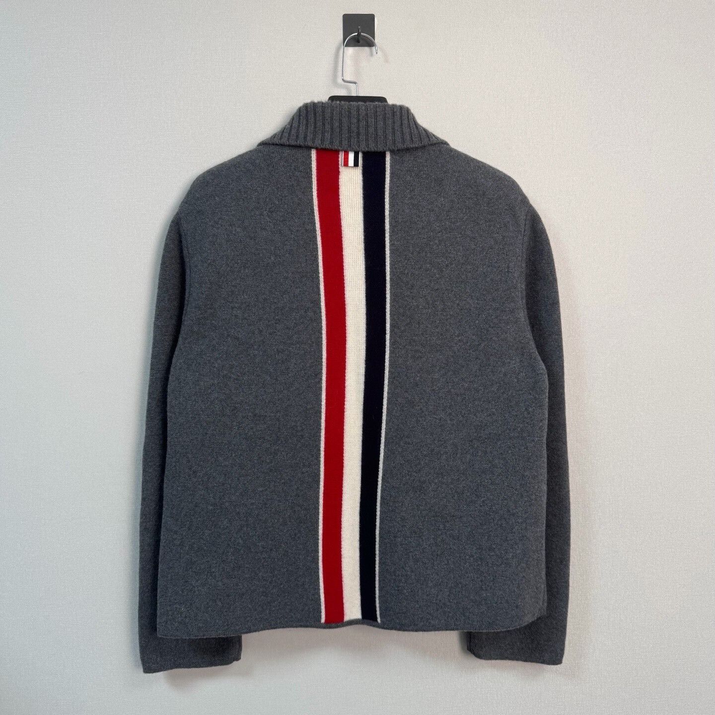 Thom Browne thom browne gray wool outerwear jacket Size US M / EU 48-50 / 2 - 2 Thumbnail