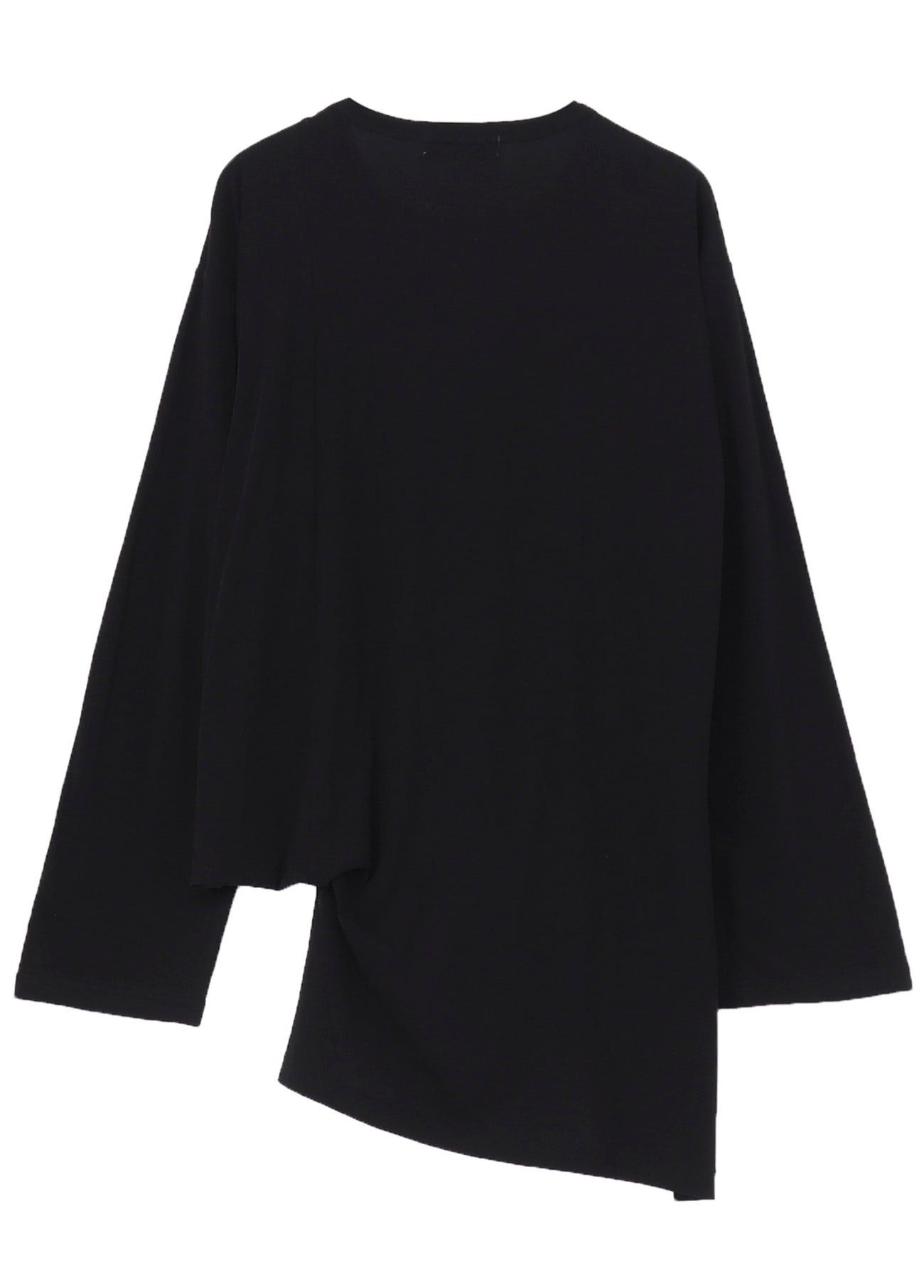 Yohji Yamamoto Yohji Yamamoto Pour Homme - Tencel ASYMMETRY LONG SLEEVE T Size US L / EU 52-54 / 3 - 5 Thumbnail