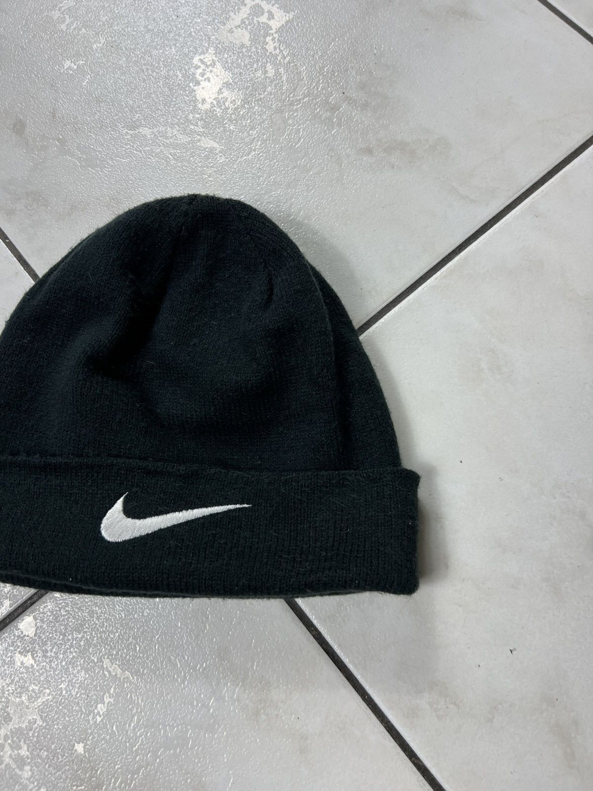 Nike Vintage Nike reversible y2k knit classic swoosh beanie hat Size ONE SIZE - 3 Thumbnail