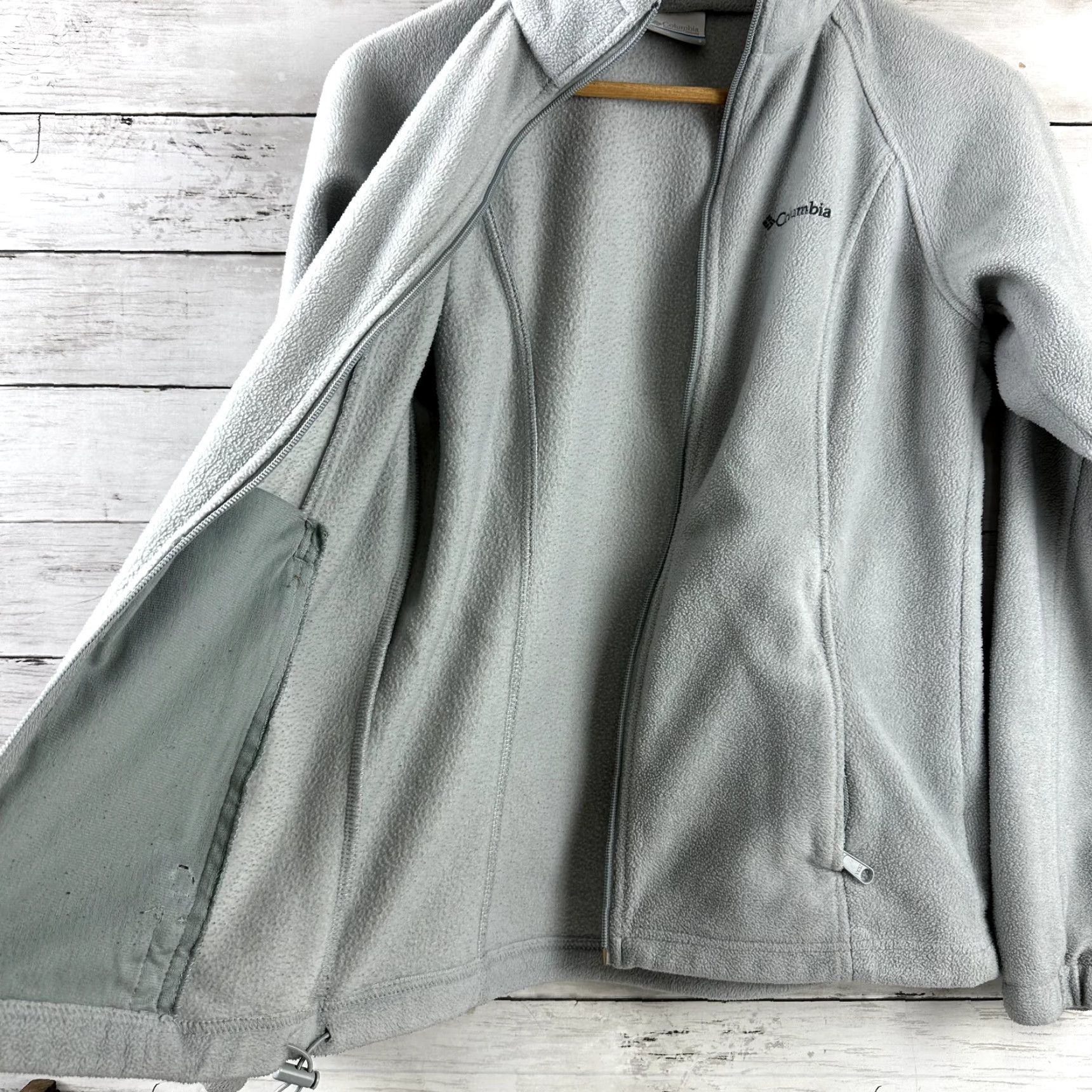 Vintage Columbia Women’s Fleece Jacket Full Zip Up Gray Small Size S Size S / US 4 / IT 40 - 5 Thumbnail