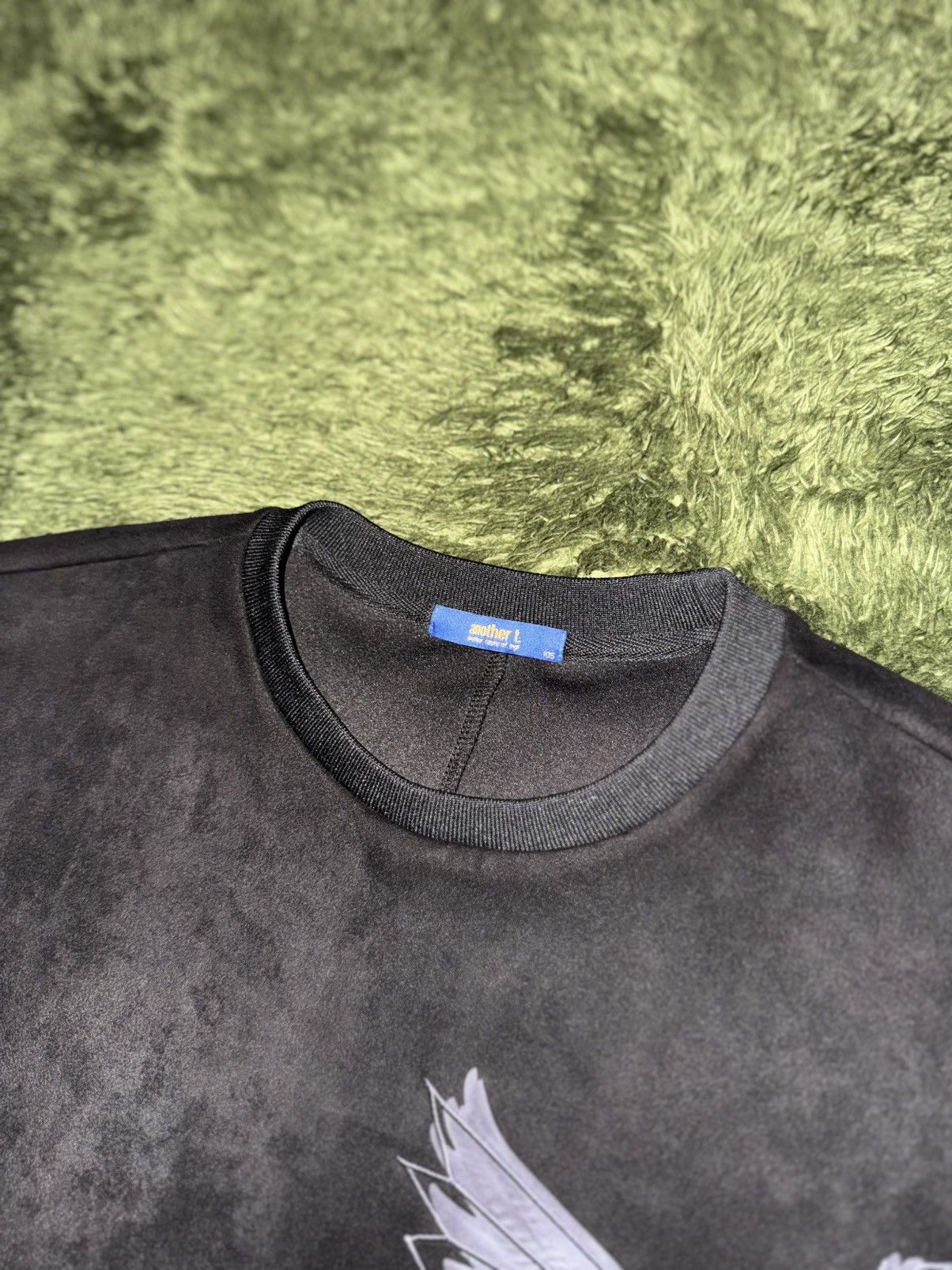 Japanese Brand [105] Another T TNGT Embroidered Suede-Texture Sweatshirt Size US L / EU 52-54 / 3 - 3 Thumbnail