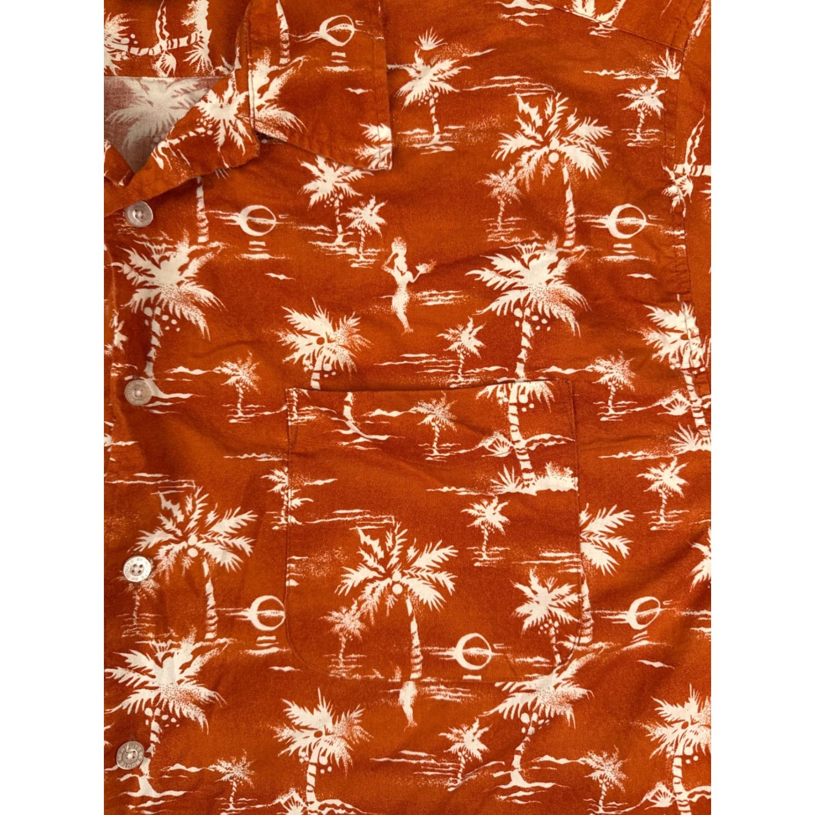 Route 66 VINTAGE Route 66 Shirt Men 2XL Orange Floral Palm Button Up Hawaiian 100% Cotton Size US XXL / EU 58 / 5 - 6 Thumbnail