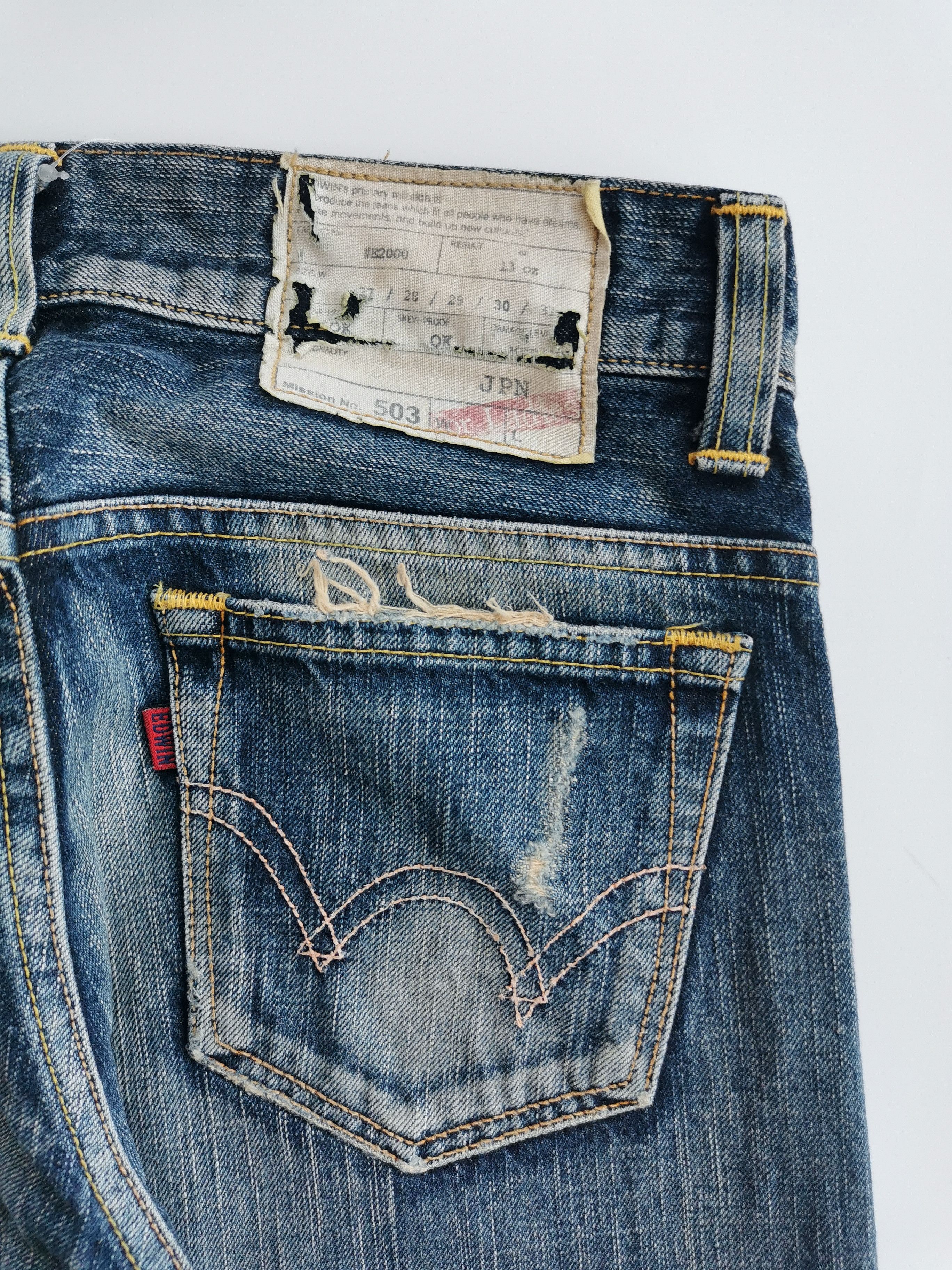 Tornado Mart EDWIN bootcut jeans Size 27" / US 4 / IT 40 - 11 Thumbnail