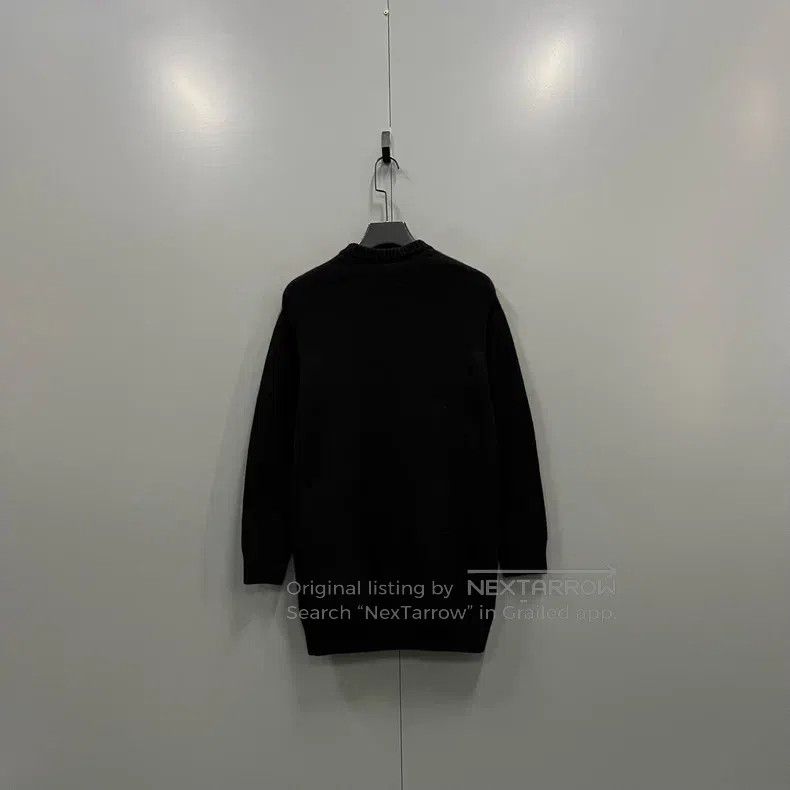 Saint Laurent Paris Saint Laurent Paris Black crew neck knitted sweater Size US S / EU 44-46 / 1 - 2 Thumbnail