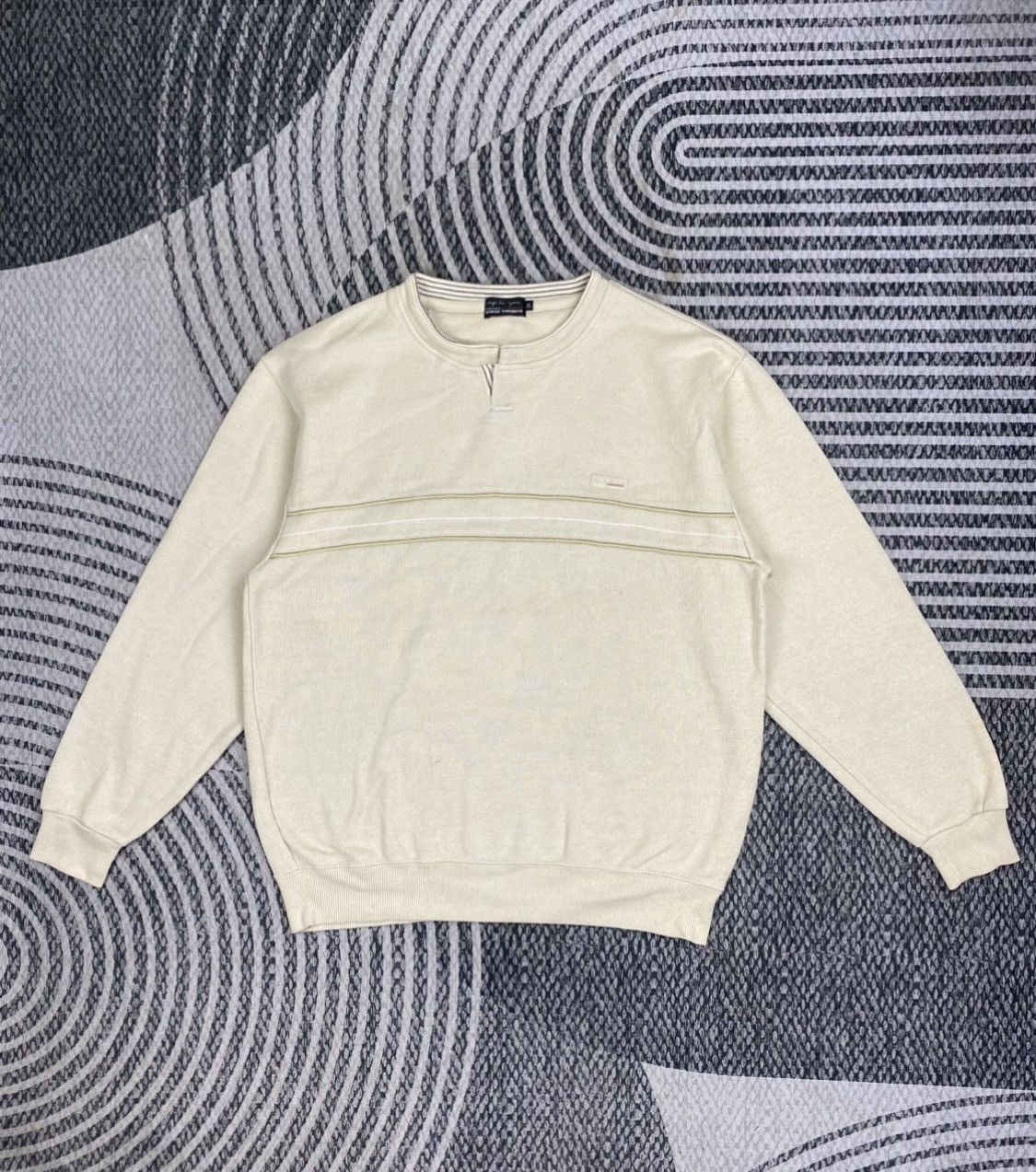 Kansai Yamamoto Vintage Kansai Yamamoto Beige Sweatshirt Size US M / EU 48-50 / 2 - 1 Thumbnail