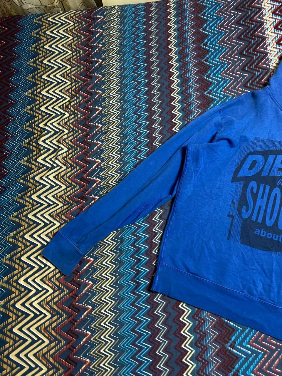 Diesel × Vintage Vintage 90s Diesel Big Logo black hoodie avantgarde Size US XL / EU 56 / 4 - 9 Thumbnail