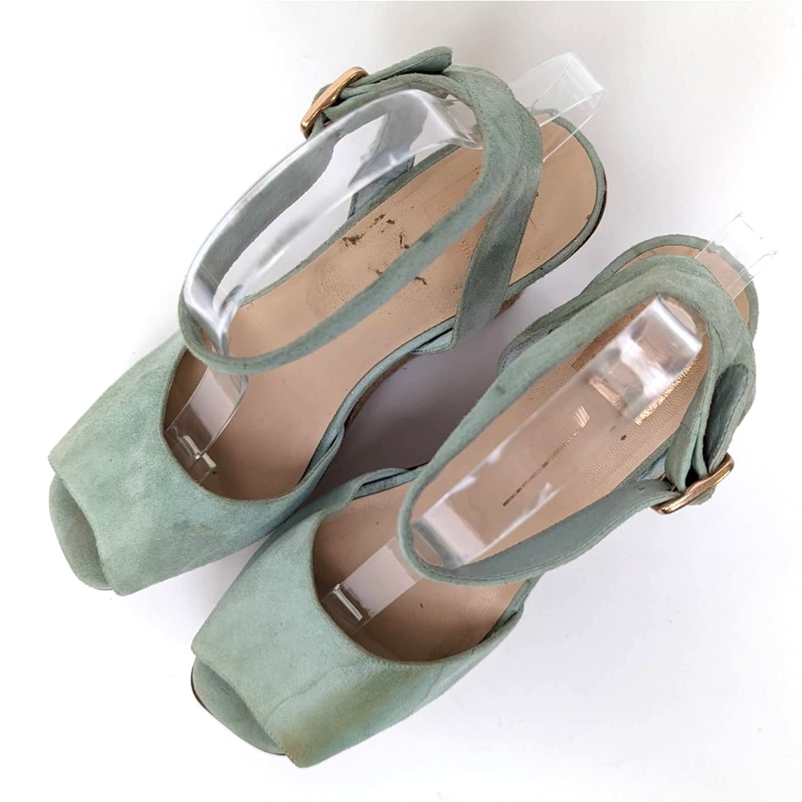 Dolce Vita Dolce Vita Suede Leather Platform Espadrille Wedge Sandals Size US 9 / IT 39 - 5 Thumbnail