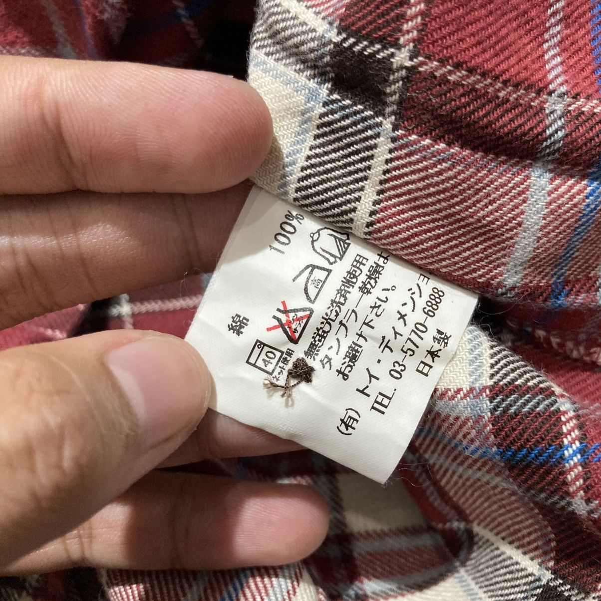 GOSTAR DE FUGA 🇯🇵 2000s Gostar De Fuga Flanel Plaid Shirt Button Up Lgb Size US S / EU 44-46 / 1 - 18 Thumbnail