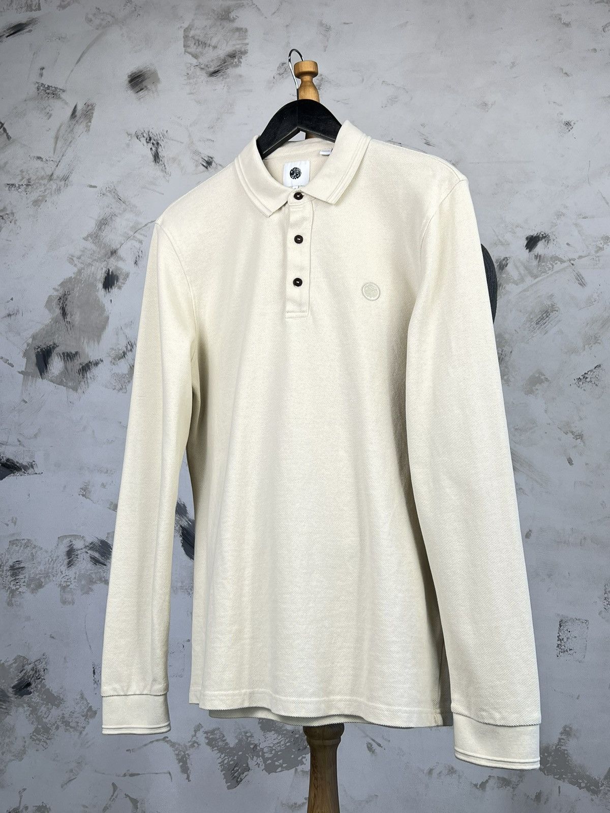 Pretty Green Pretty Green Long Sleeve Polo Shirt Size M Size US M / EU 48-50 / 2 - 1 Thumbnail