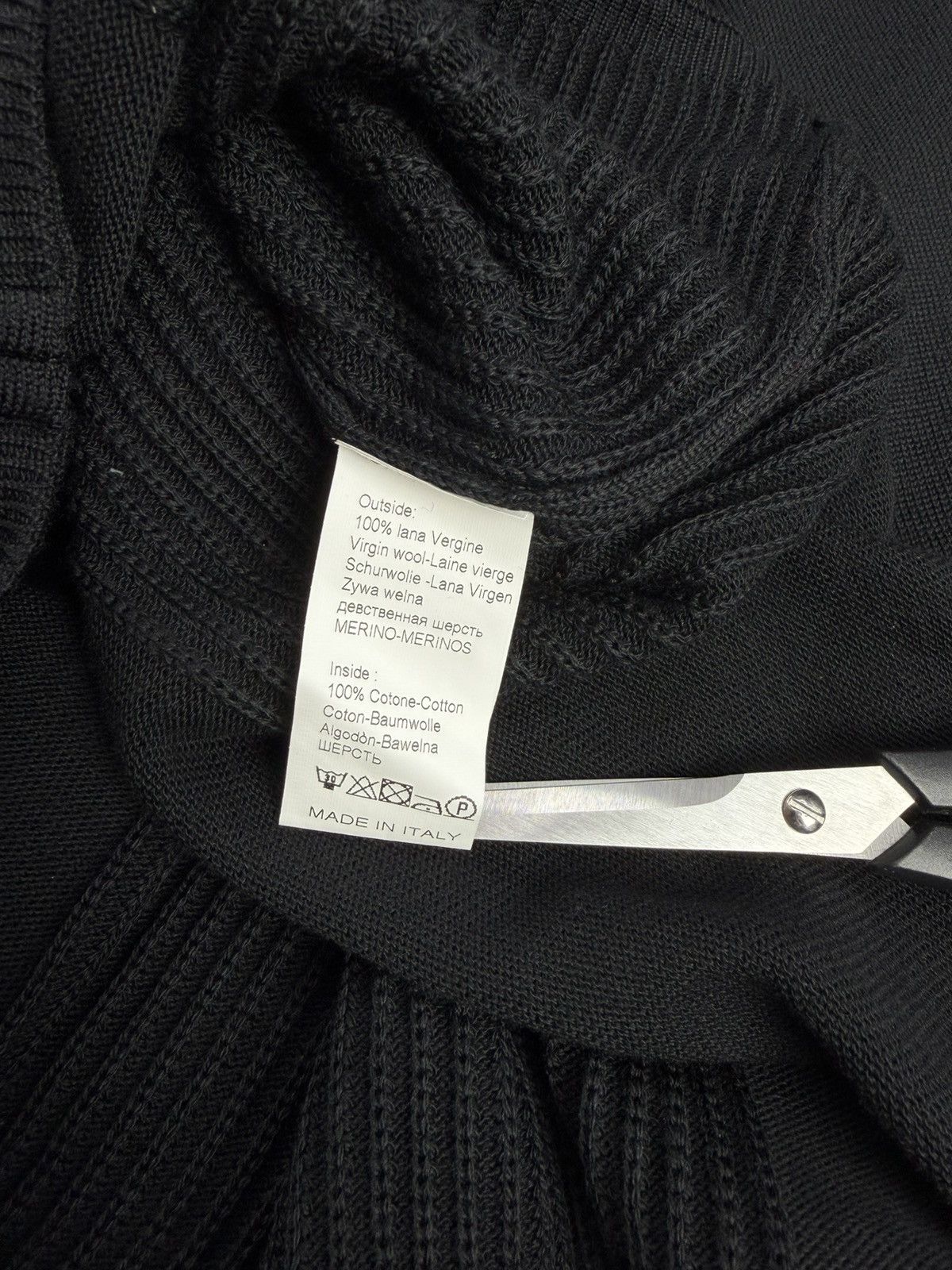 Other Montechiaro Merino Wool Zip Knit Vest Black Size 48 Size US M / EU 48-50 / 2 - 8 Thumbnail