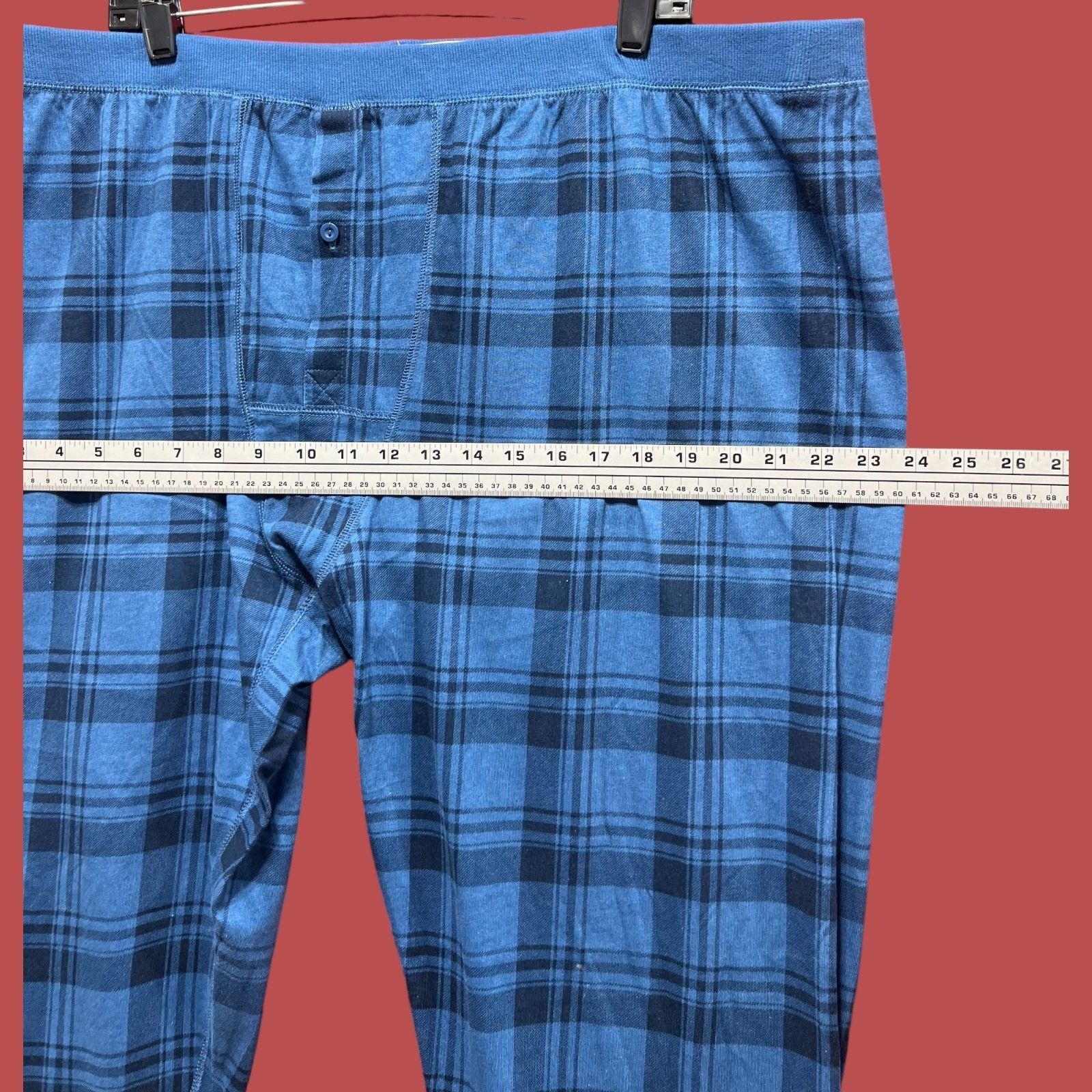 Other Goodfellow - Men's Plaid Pajama Pants - Blue - XXL Size ONE SIZE - 4 Thumbnail