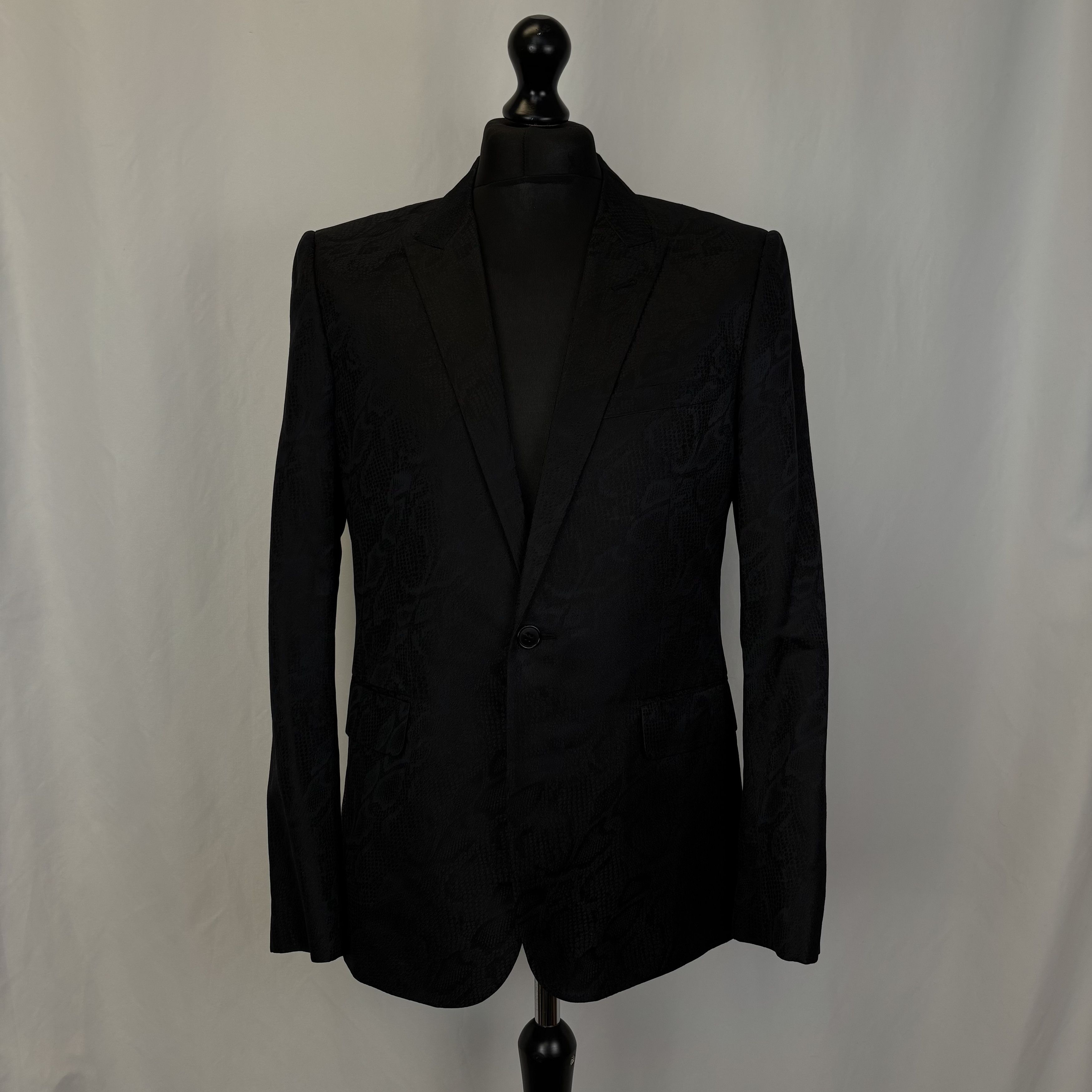 Saint Laurent Snake Print Blazer
