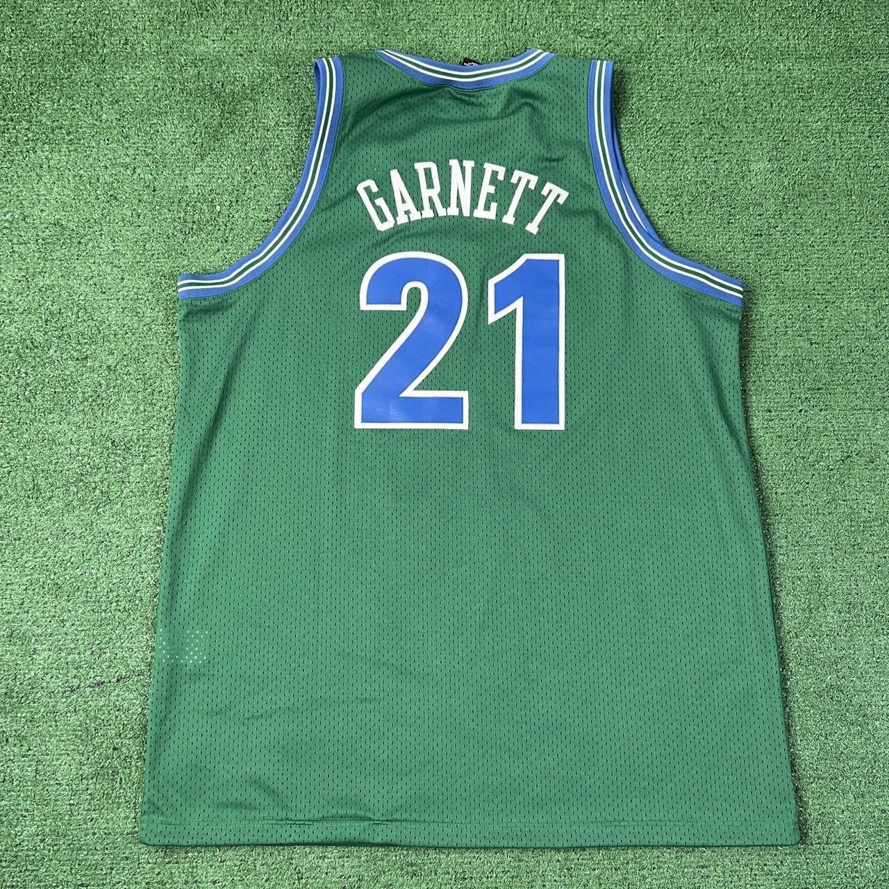 NBA Vintage Y2K Nike Kevin Garnett Minnesota Timberwolves Jersey Size US XL / EU 56 / 4 - 3 Thumbnail