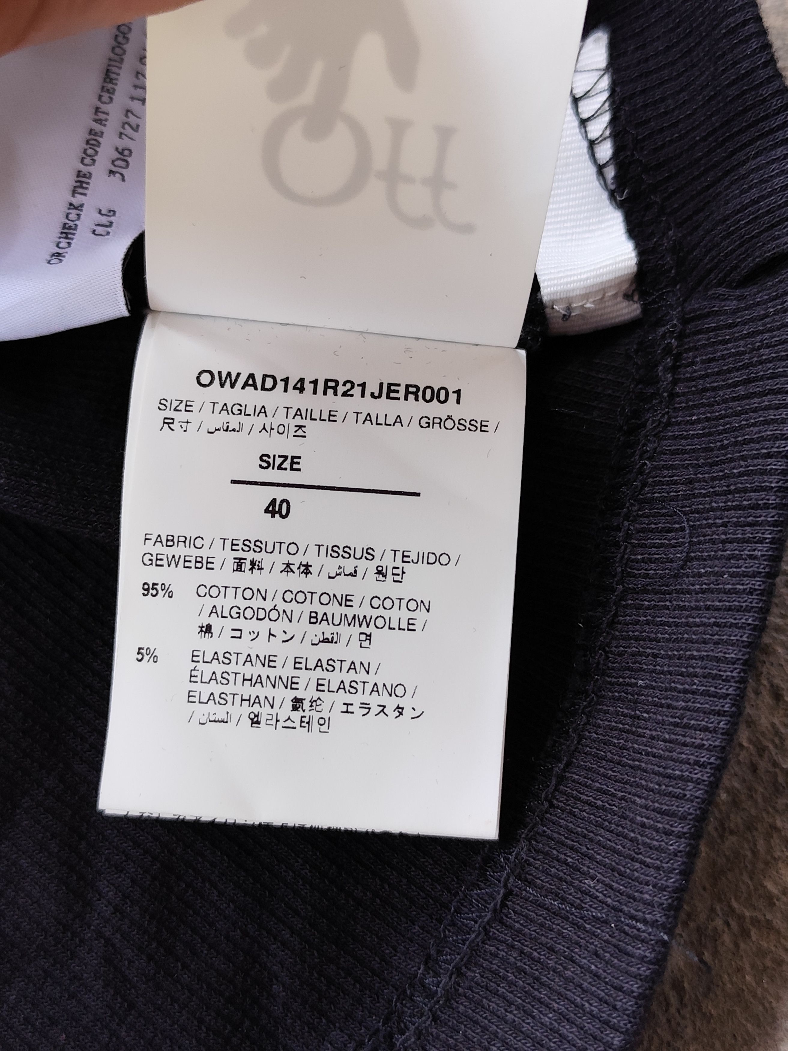 Off-White Off-white Assymetric ribbed crop tank top Size S / US 4 / IT 40 - 8 Thumbnail