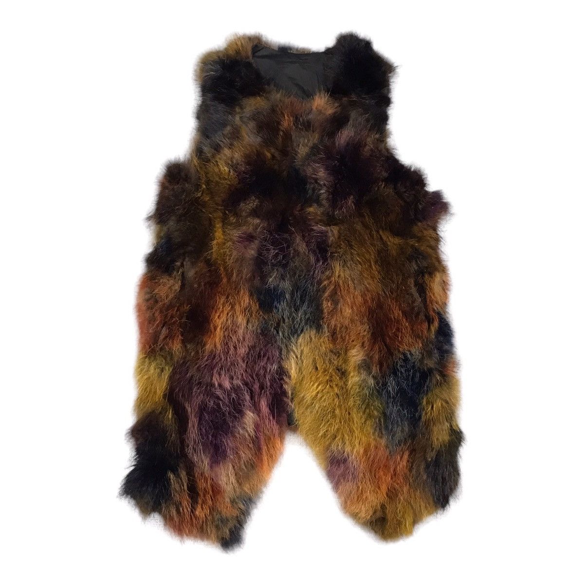 Japanese Brand FUR DESIGN MULTICOLOUR VEST Size US S / EU 44-46 / 1 - 1 Thumbnail