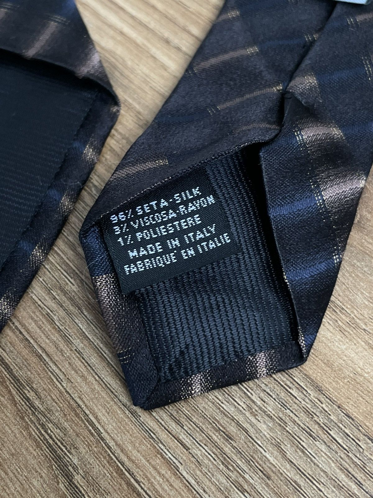 Dolce & Gabbana Dolce & Gabbana DG Men's Silk Brown Black Tie Cravatte Size ONE SIZE - 13 Thumbnail