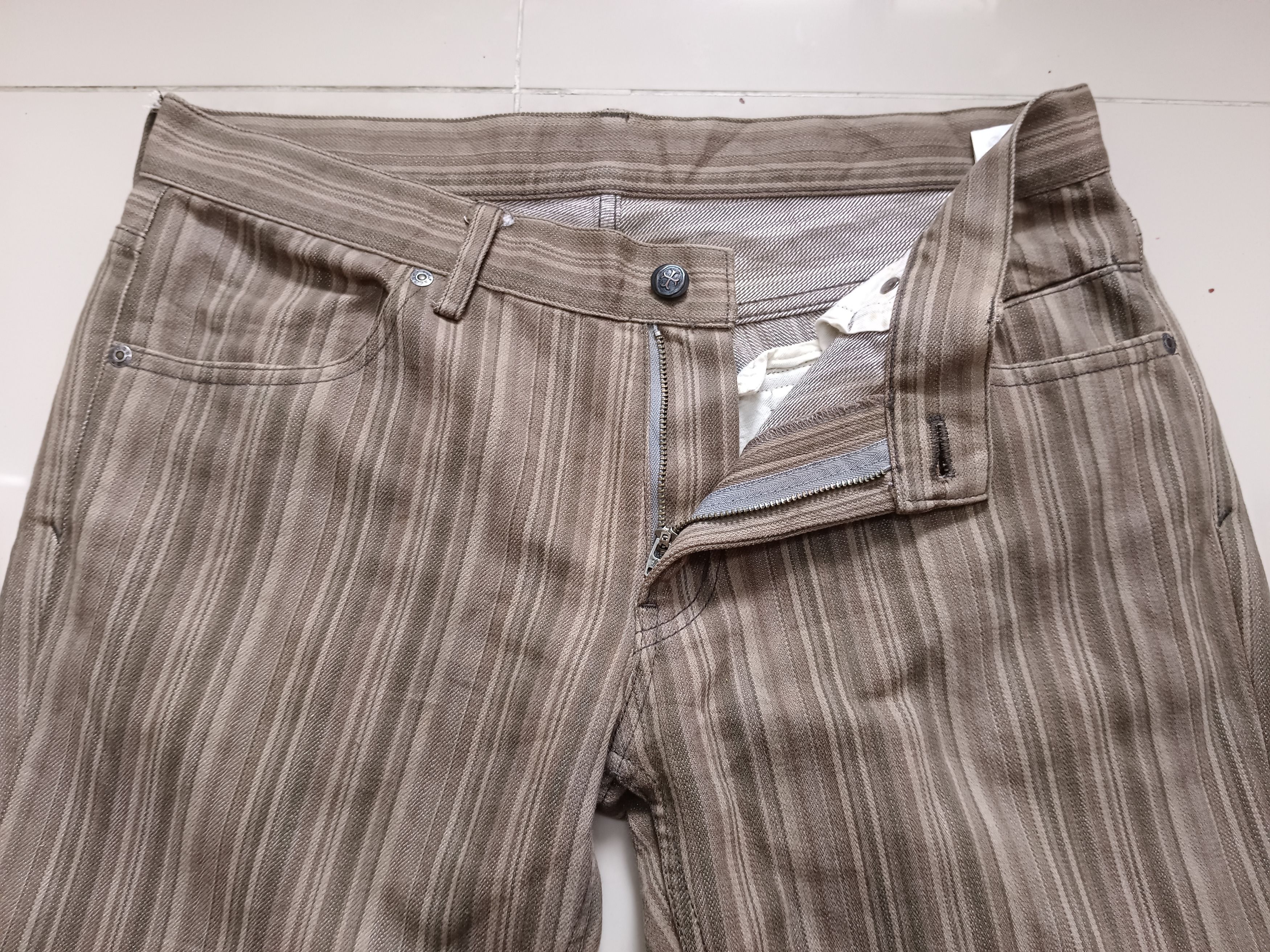 14th Addiction × If Six Was Nine Japanese Y2K Custom Culture Goctic Punk Jeans Size US 33 - 6 Thumbnail