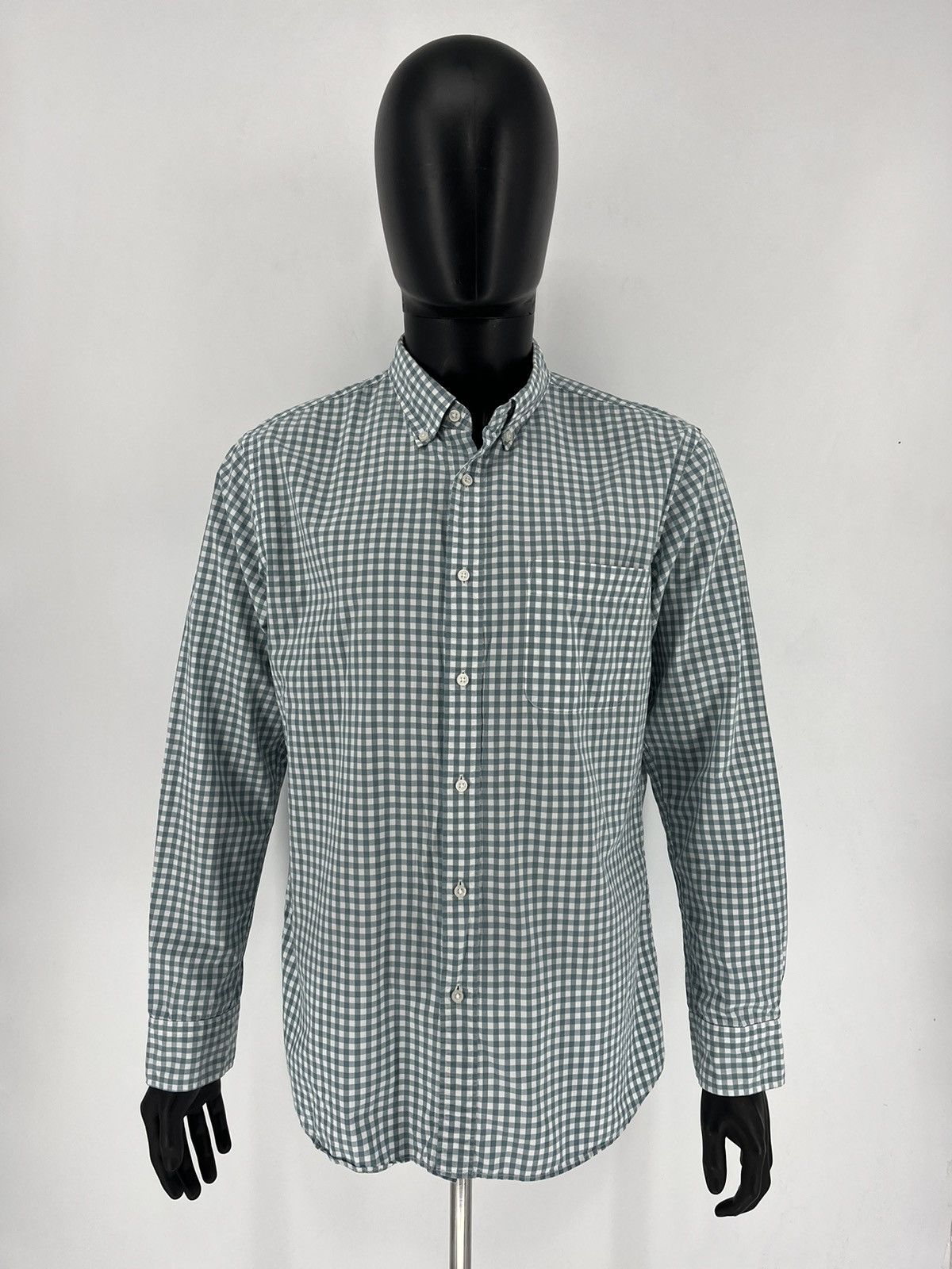 Uniqlo × Vintage Vintage Uniqlo Plaid Blake Cotton Flannel Streetwear Style Size US L / EU 52-54 / 3 - 3 Thumbnail