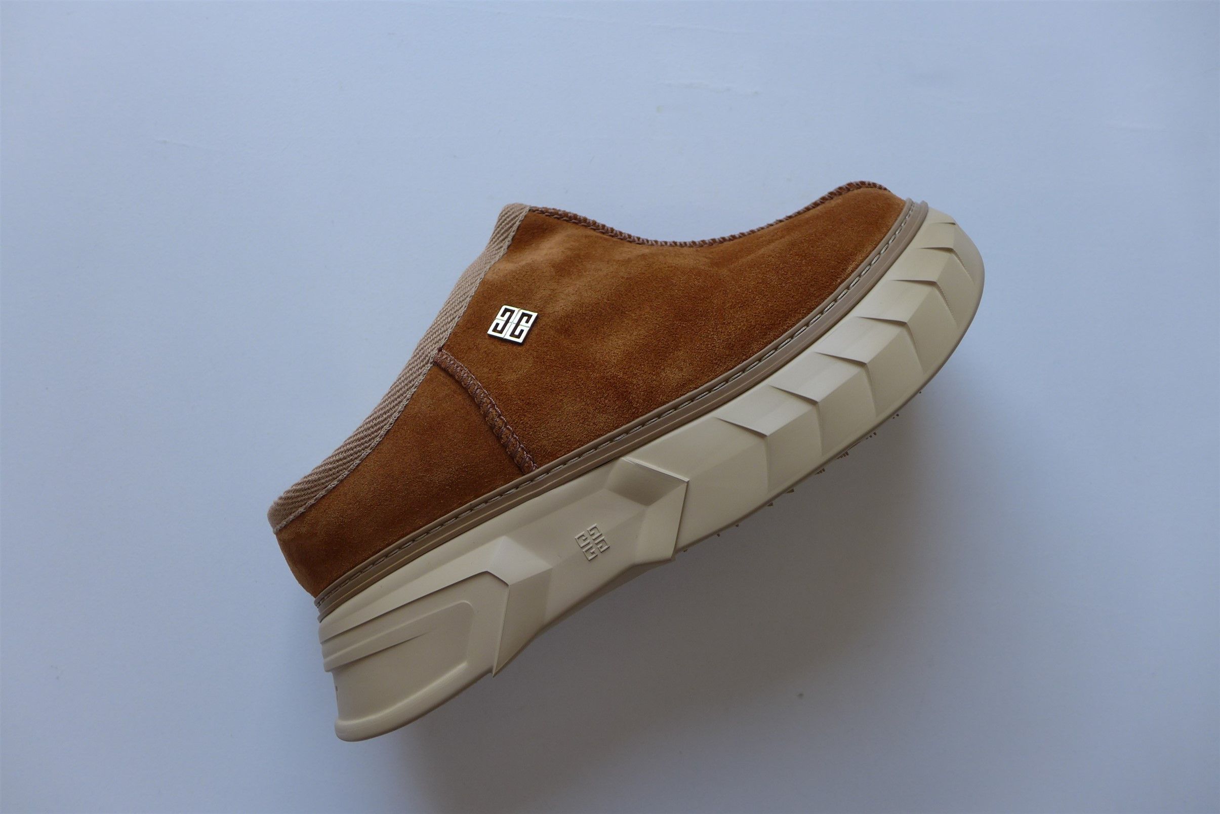 Givenchy Givenchy Marshmallow Slippers - Brown Calf Suede Size US 10 / EU 43 - 6 Thumbnail