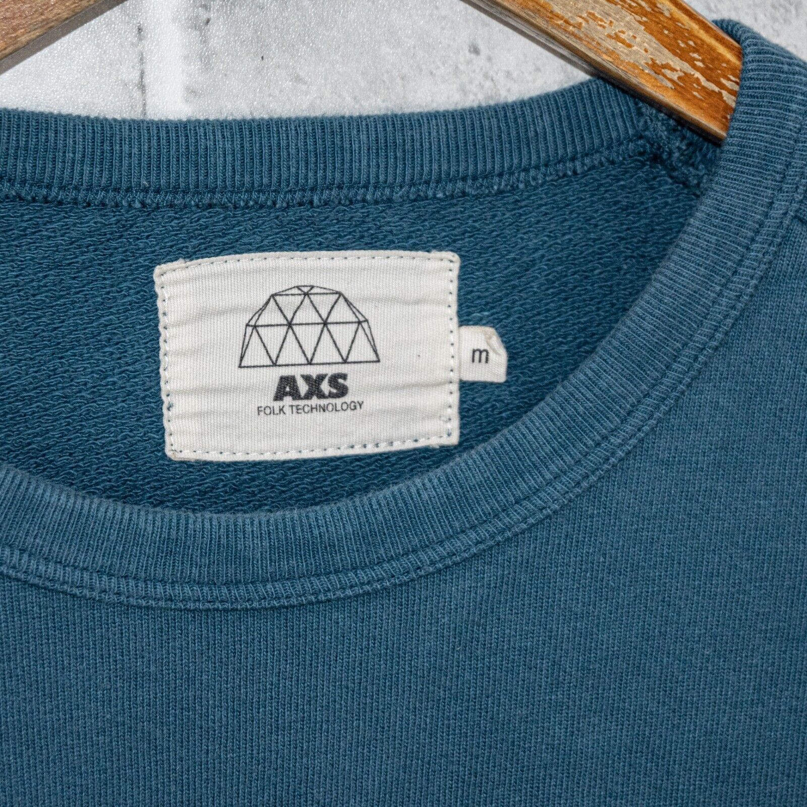 AXS Folk Technology AXS Folk Technology Crew Neck Pullover Sweatshirt in Blue Size US M / EU 48-50 / 2 - 2 Thumbnail