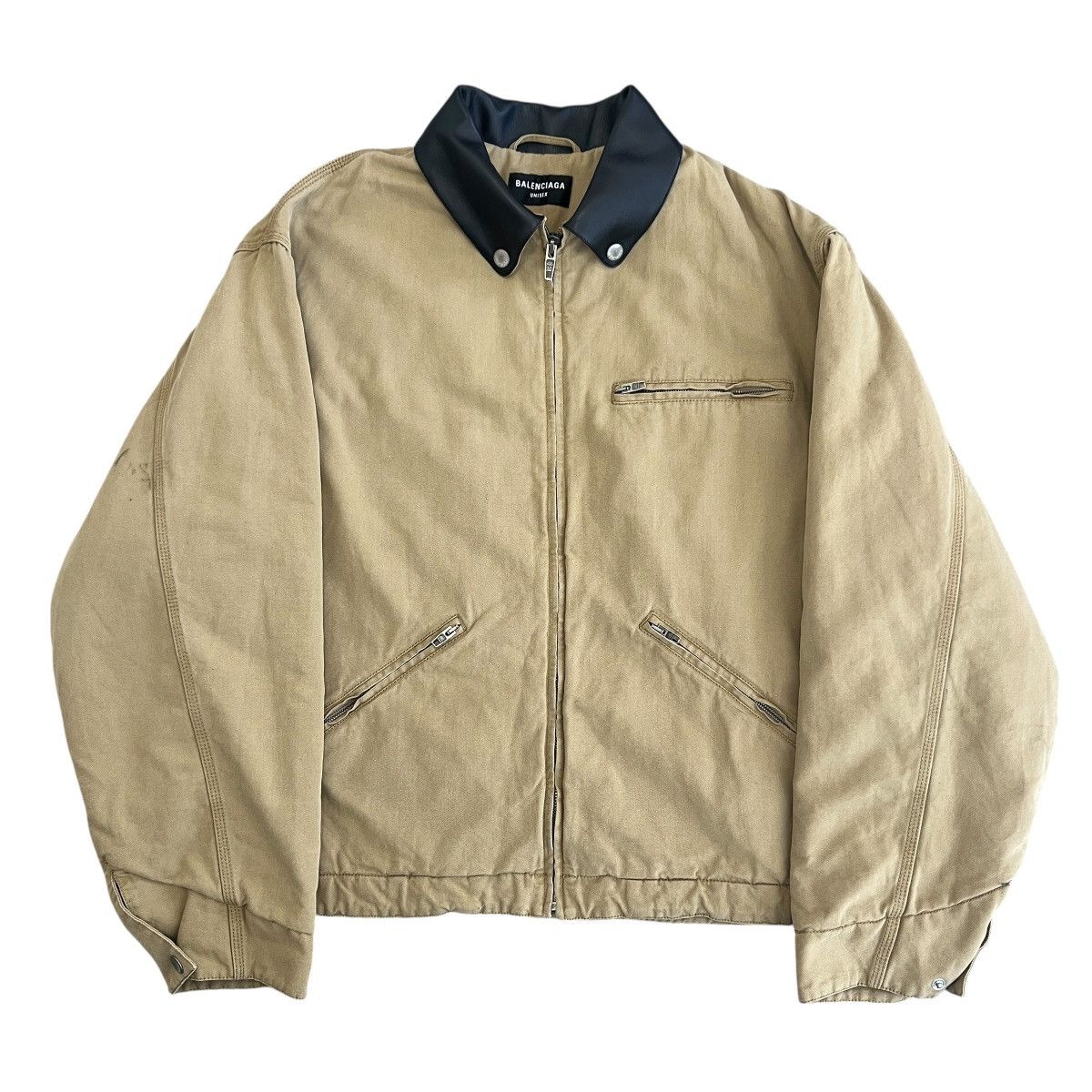 Balenciaga BALENCIAGA FW2021 Oversized Canvas Work Jacket 46 Size US S / EU 44-46 / 1 - 1 Thumbnail