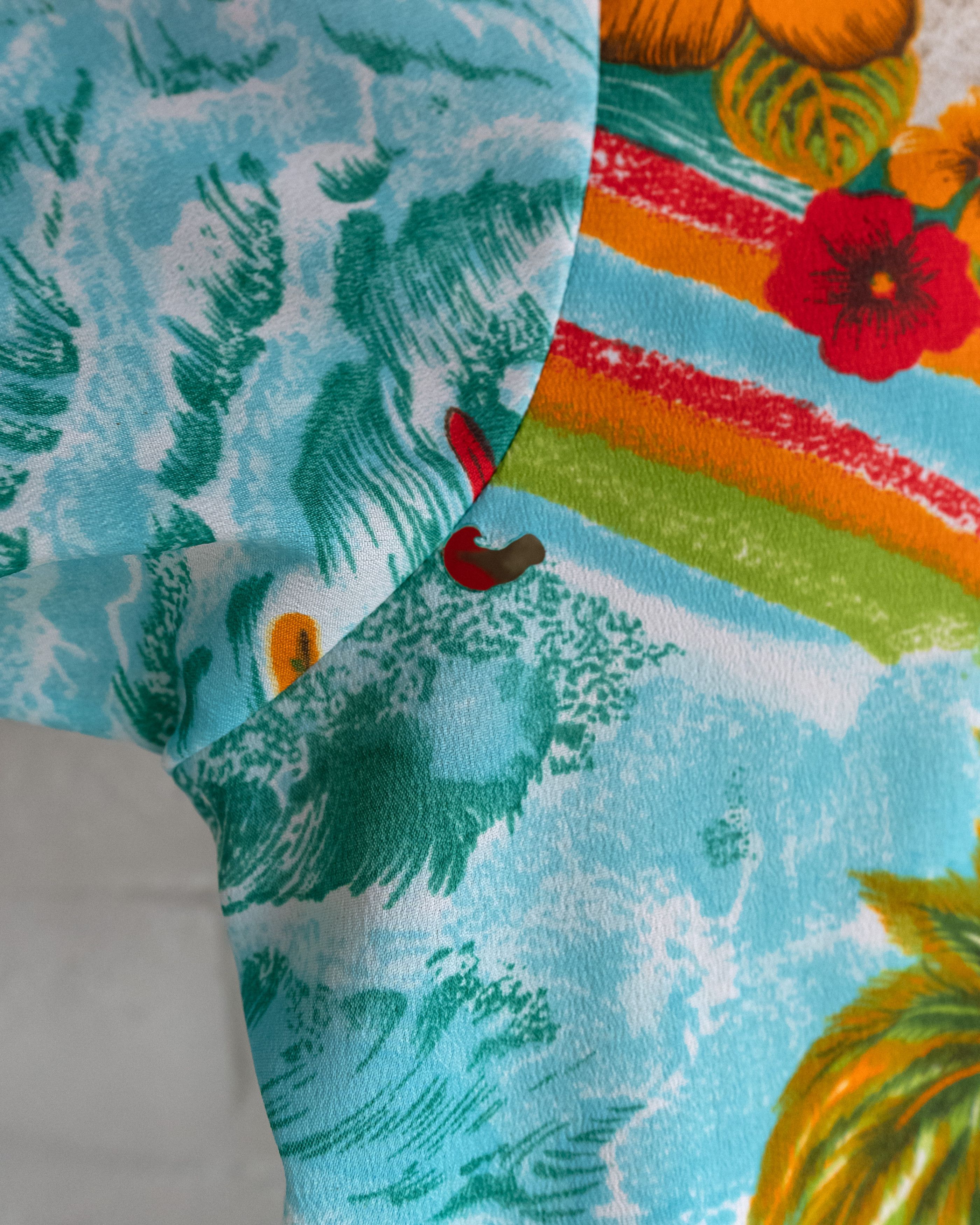 Vintage Vintage 70s JC Penney Towncraft Tropical Hawaiian Shirt Size US L / EU 52-54 / 3 - 6 Thumbnail