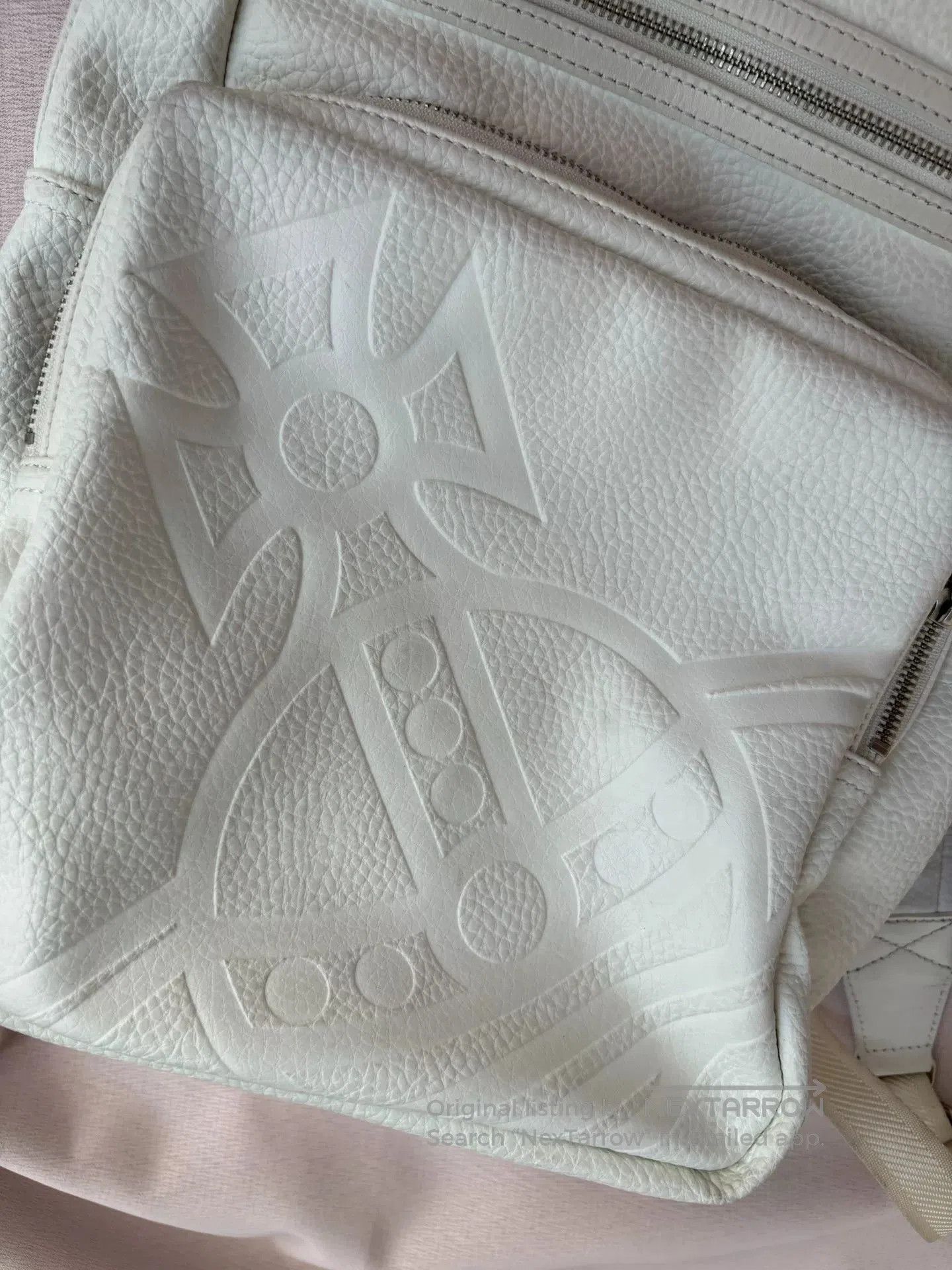 Vivienne Westwood Vivienne Westwood White Saturn Backpack. Size ONE SIZE - 2 Thumbnail