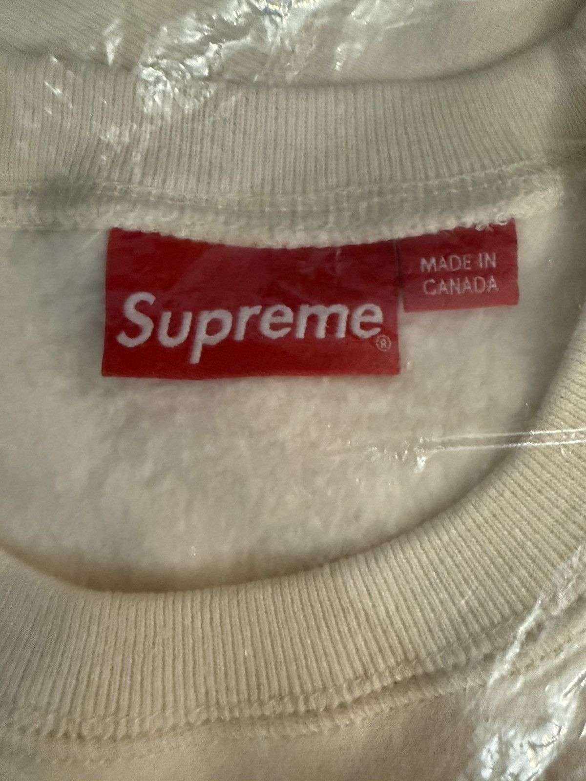 Supreme Supreme Cream Box Logo Size US M / EU 48-50 / 2 - 2 Thumbnail