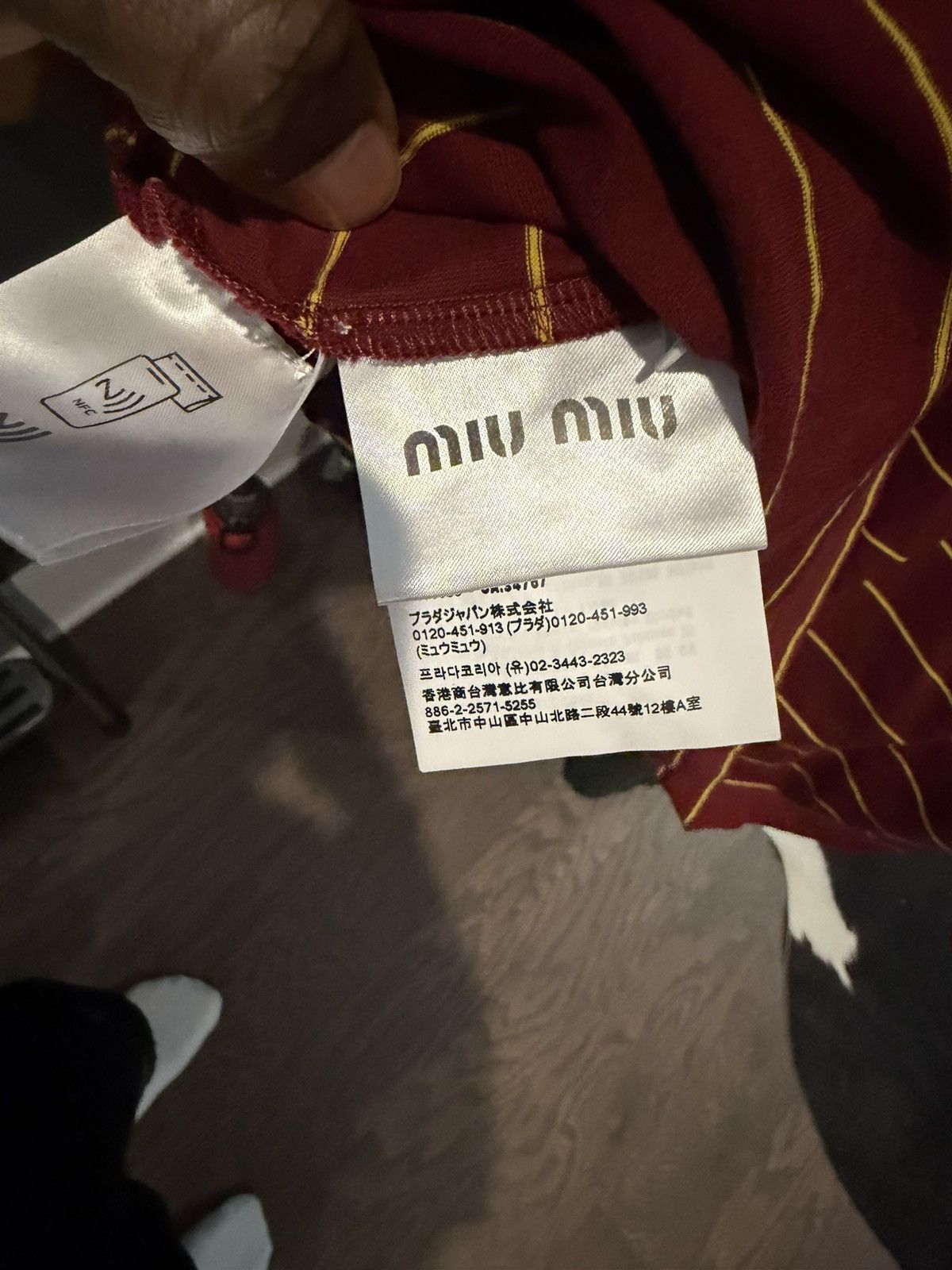 Miu Miu Miu Miu long sleeve shirt Size US XL / EU 56 / 4 - 5 Thumbnail